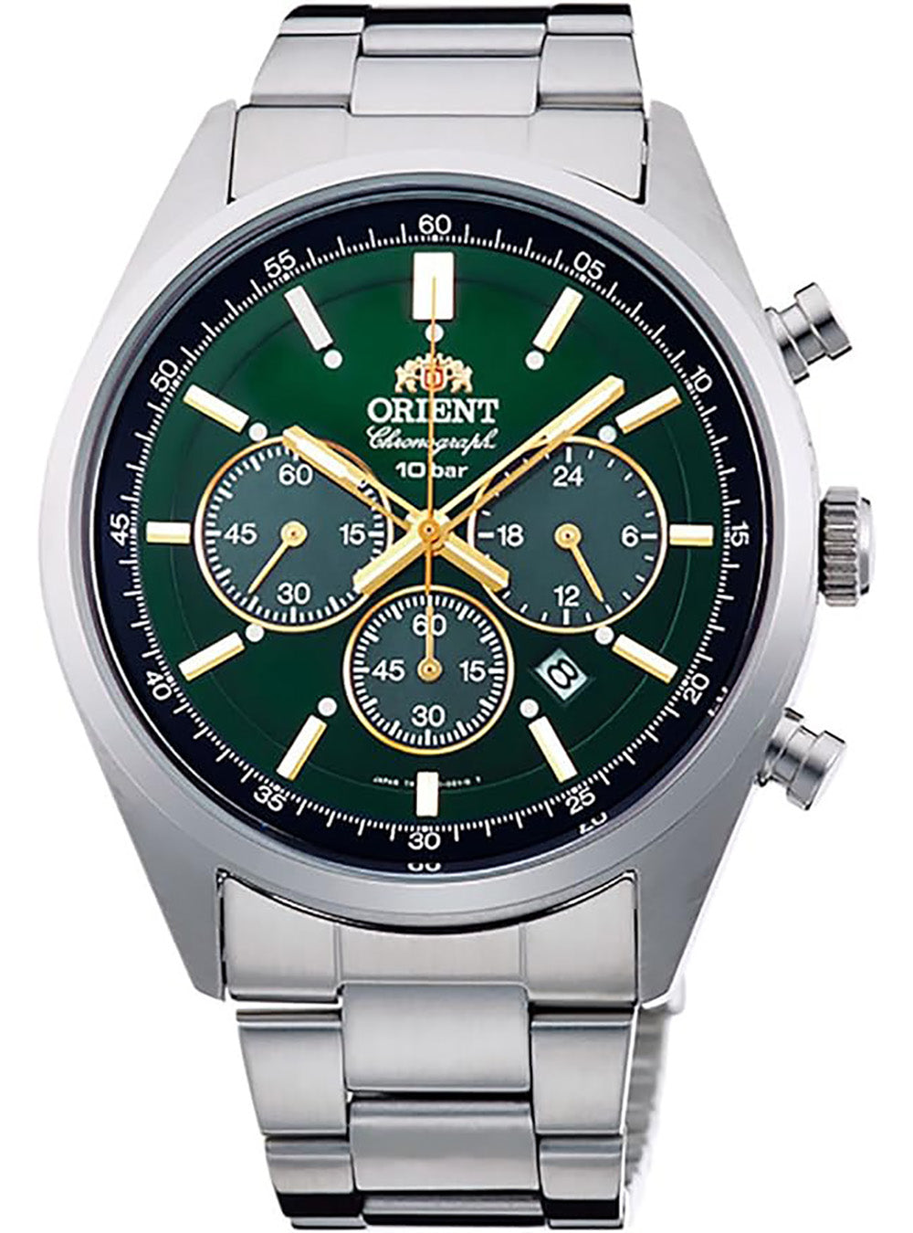 ORIENT WATCH NEO 70'S SOLAR WV0031TX Japanese Automatic Watch for Men - Vintage Style Chronograph, Water Resistant, Made in Japan - Perfect for Casual Wear, Business Attire & Collectors