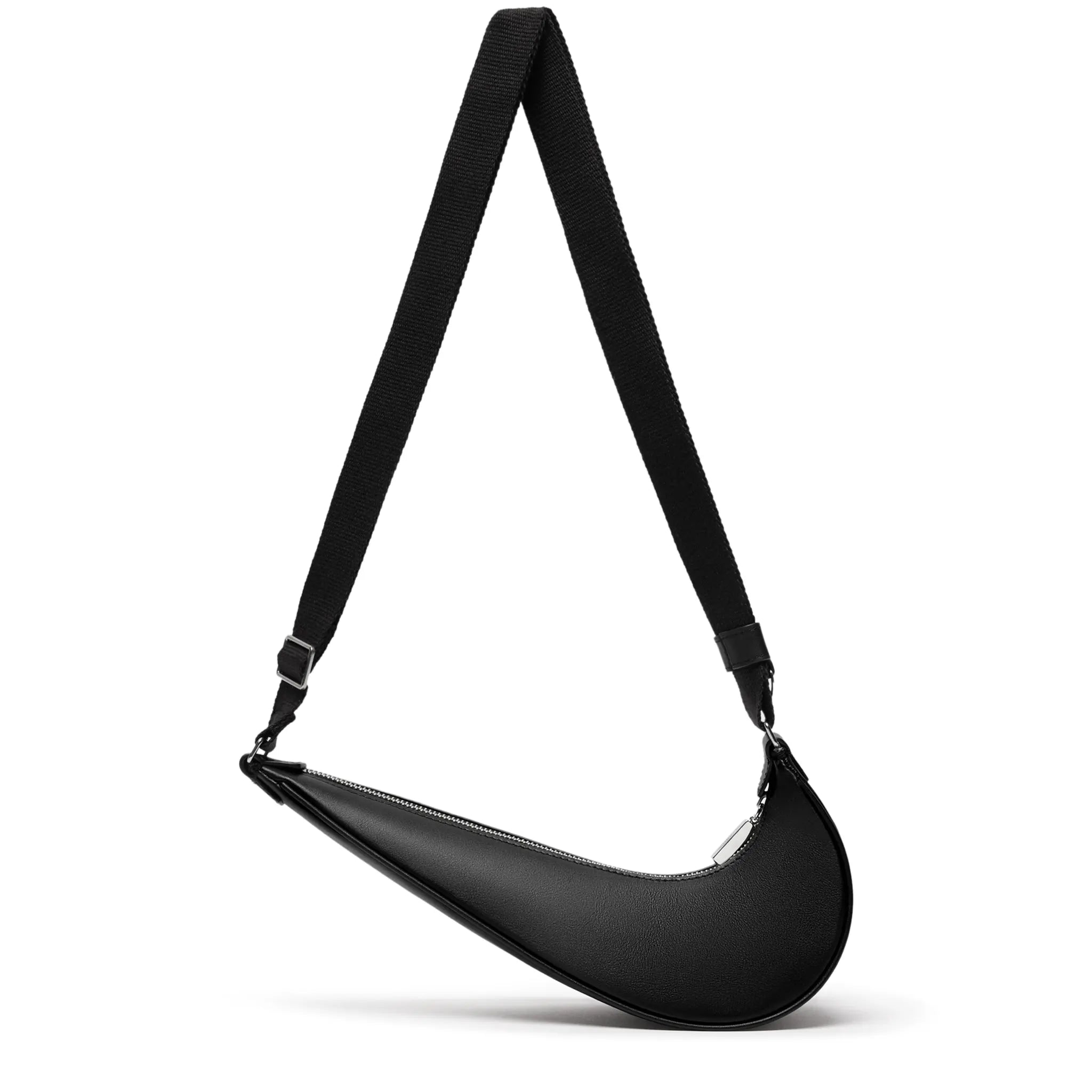 Jacquemus x Nike Le Sac Swoosh Small Black Crossbody Bag for Women | Fashion Designer Handbag | Perfect for Daily Use, Travel & Gym