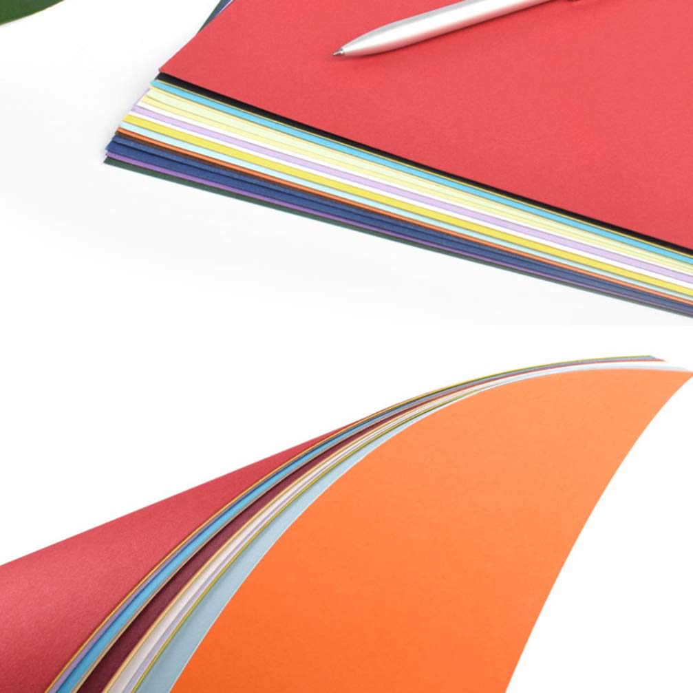 TOYANDONA 50 Sheets A4 Colored Cardstock Paper - Thick Drawing Paper for Arts & Crafts, Scrapbooking, DIY Projects, School Art Supplies, Greeting Cards & Picture Framing