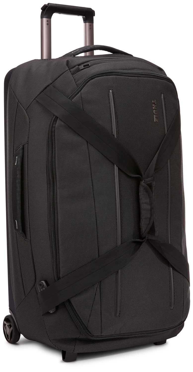 Thule Crossover 2 Wheeled Duffel Bag 30-Inch Black - Durable Travel Luggage for Airplane, Gym & Outdoor Adventures