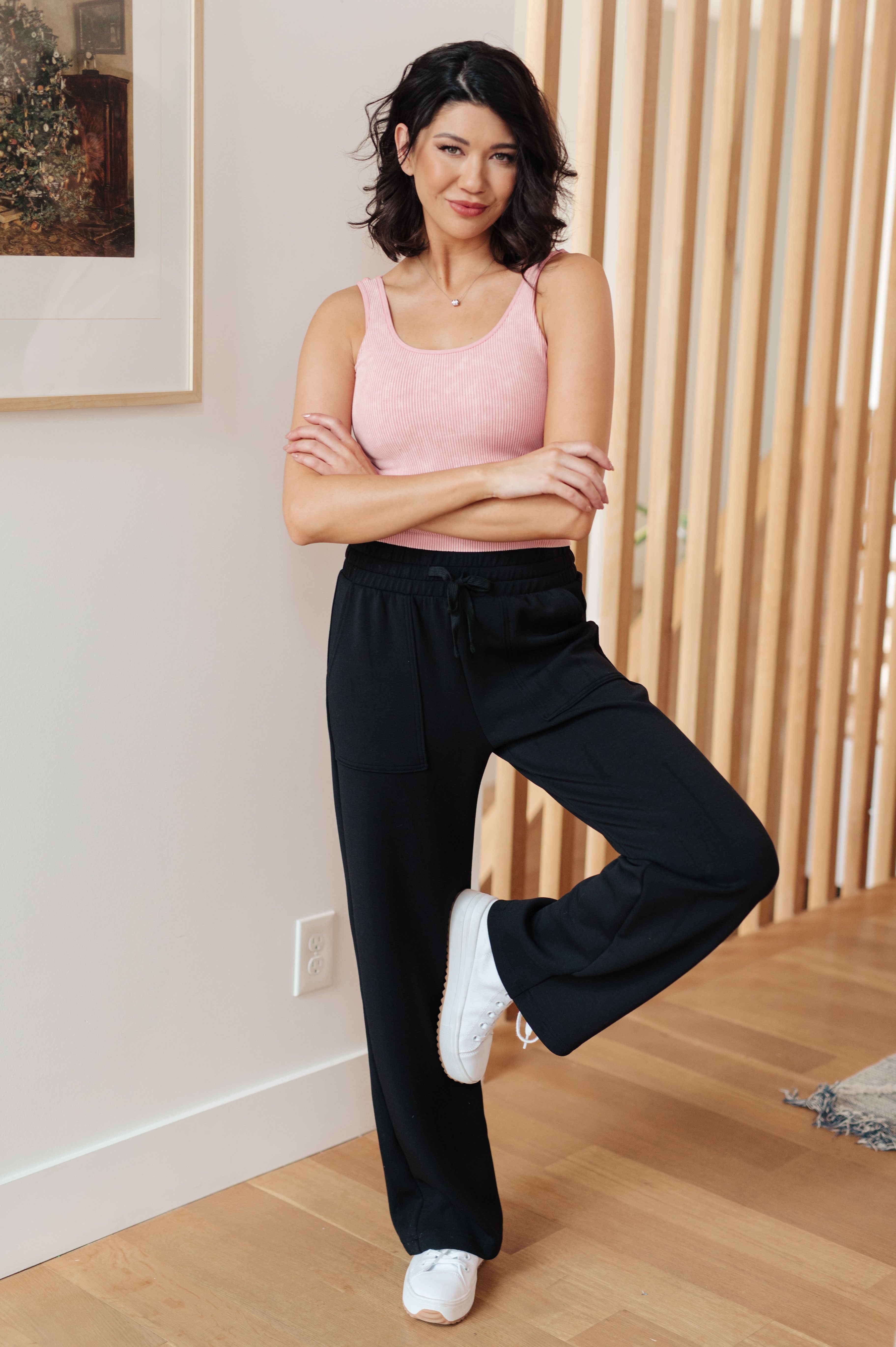Stylish Straight Leg Pants for Women - High Waist Comfortable Office & Casual Trousers | Perfect for Work, Business Meetings & Everyday Wear