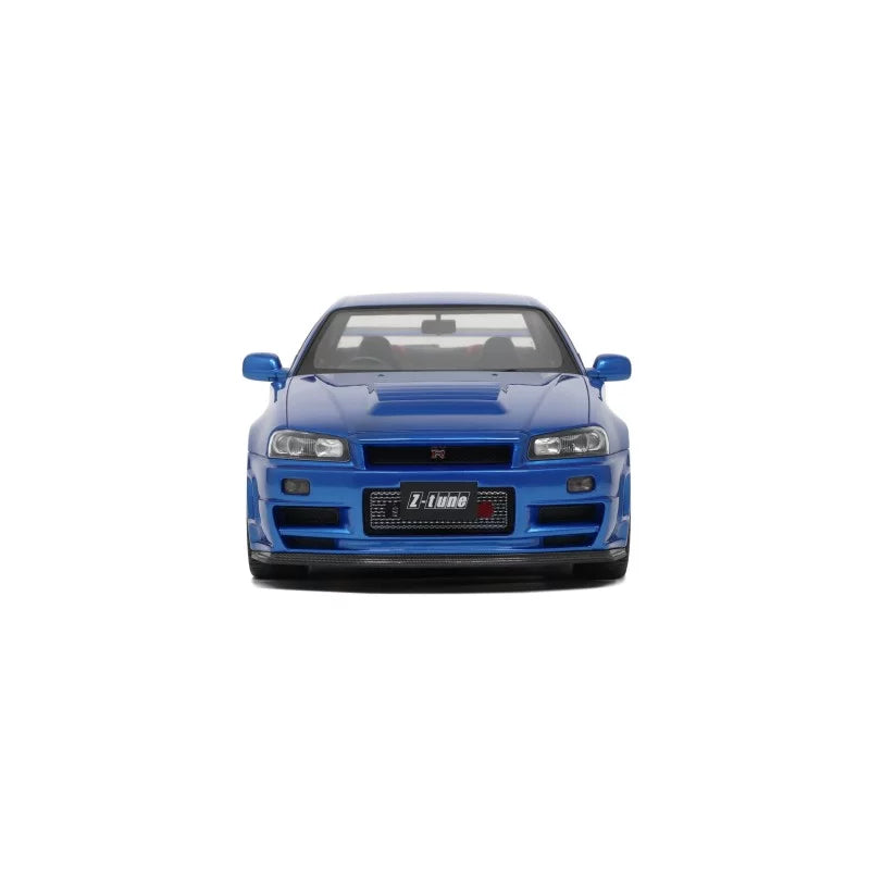 Preorder Ottomobile 1:12 Scale Nissan Skyline R34 Z-Tune 2005 Diecast Model Car in Bayside Blue - Limited Edition Collectible for Car Enthusiasts & Display Showcase - Perfect for Home Office Decor, Gift for Car Lovers, and Model Car Collections