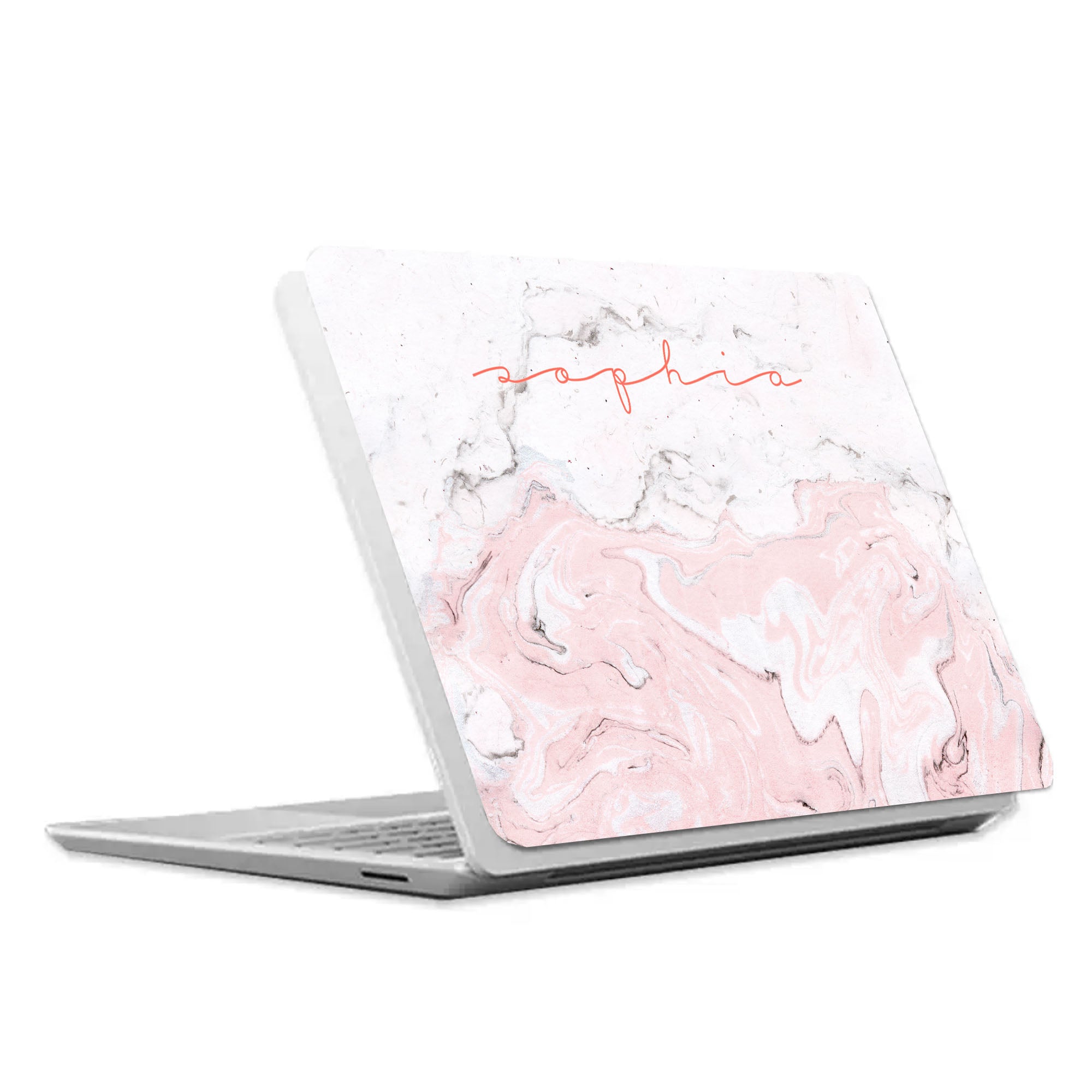 Premium Pink Marble Surface Laptop Case - Slim Protective Cover for Microsoft Surface Laptop 1/2/3/4/5 - Perfect for Work, School & Travel Accessories