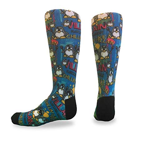Flow Society Boys Socks - Cute Cartoon Character Crew Socks for Kids (3-5 Pairs) - Soft Cotton Blend for School, Sports & Everyday Wear