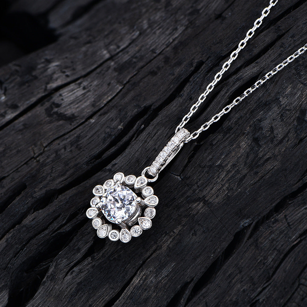 925 Sterling Silver Jewelry Set of 2 Pieces - Necklace & Earrings for Women | Elegant Gift for Birthday, Anniversary & Special Occasions
