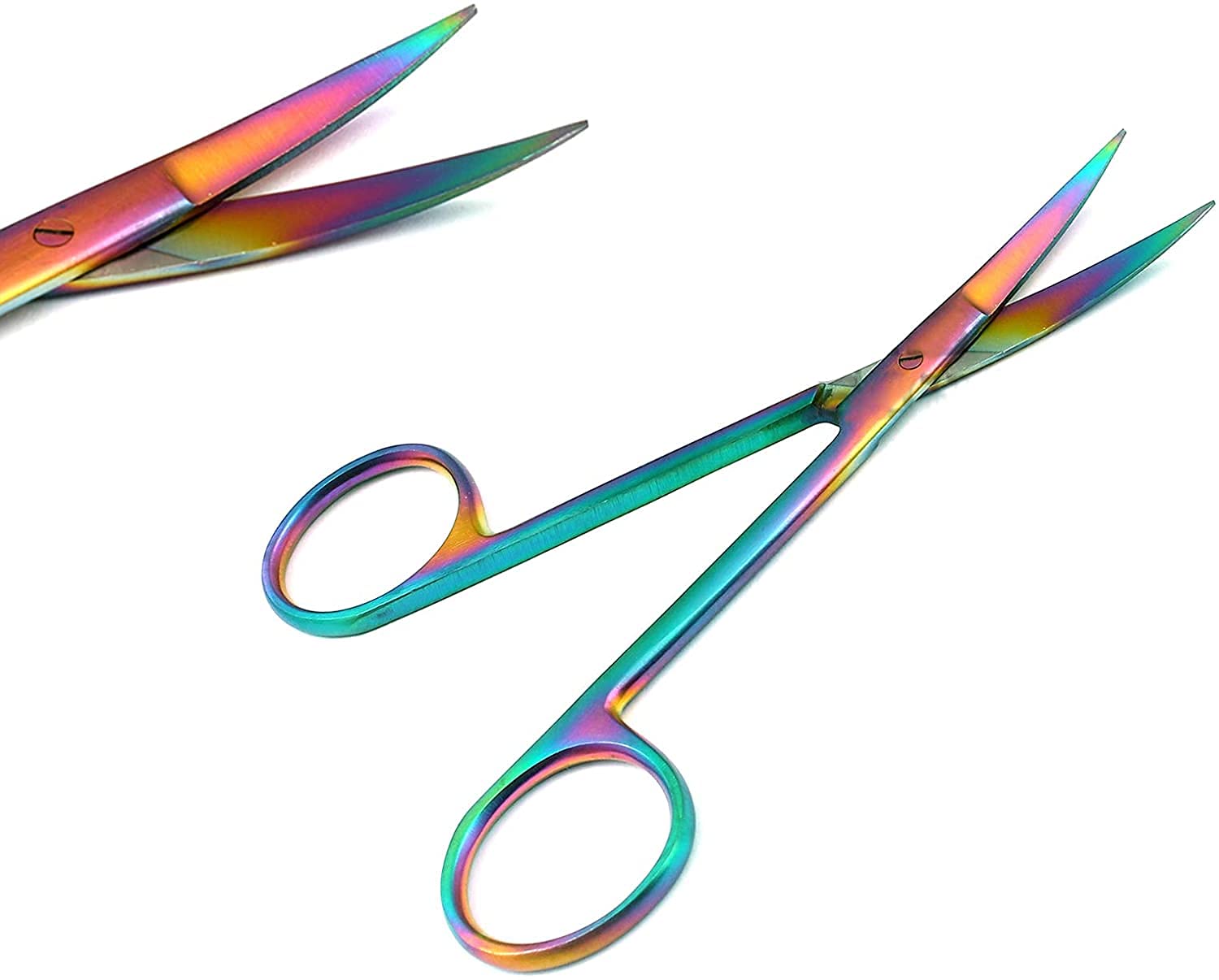 Rainbow Titanium Micro Scissors 4.5