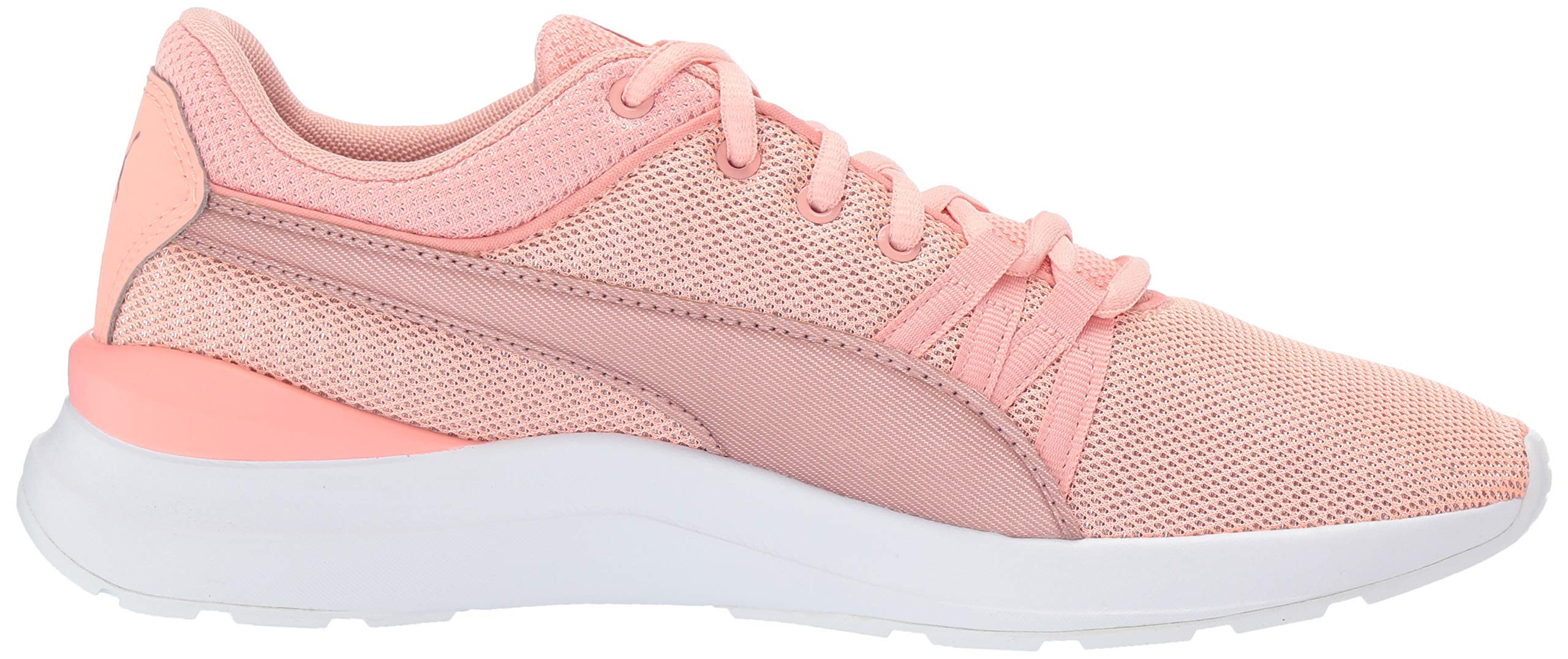Puma Unisex Kids Adela Sneaker - Light Pink Rose Gold Athletic Shoes for Boys & Girls, Size 6 M US Big Kid | Comfortable Casual Walking & School Shoes for Active Children