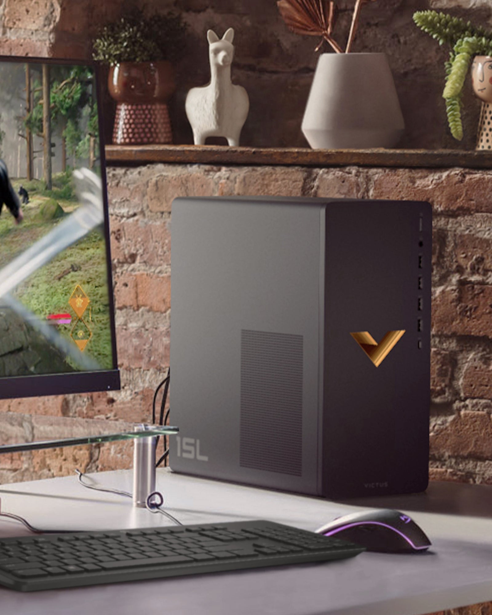 Victus by HP 15L Gaming Desktop TG02-0025m - AMD Ryzen 5, 16GB RAM, 512GB SSD, AMD Radeon RX 6400, Windows 11 Home - Perfect for Gaming, Streaming & Content Creation