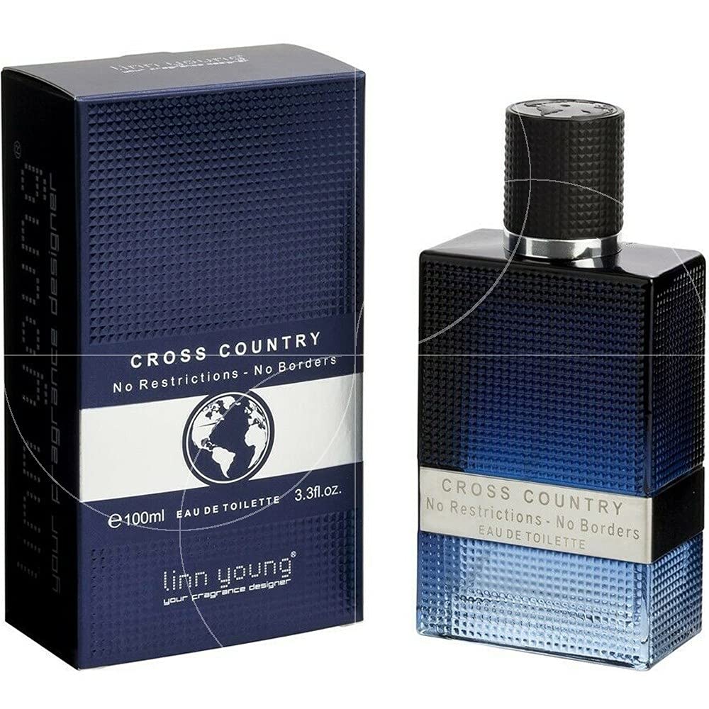 Linn Young Cross Country Eau de Toilette 100ml for Men - Fresh & Woody Fragrance for Daily Wear, Work & Outdoor Adventures