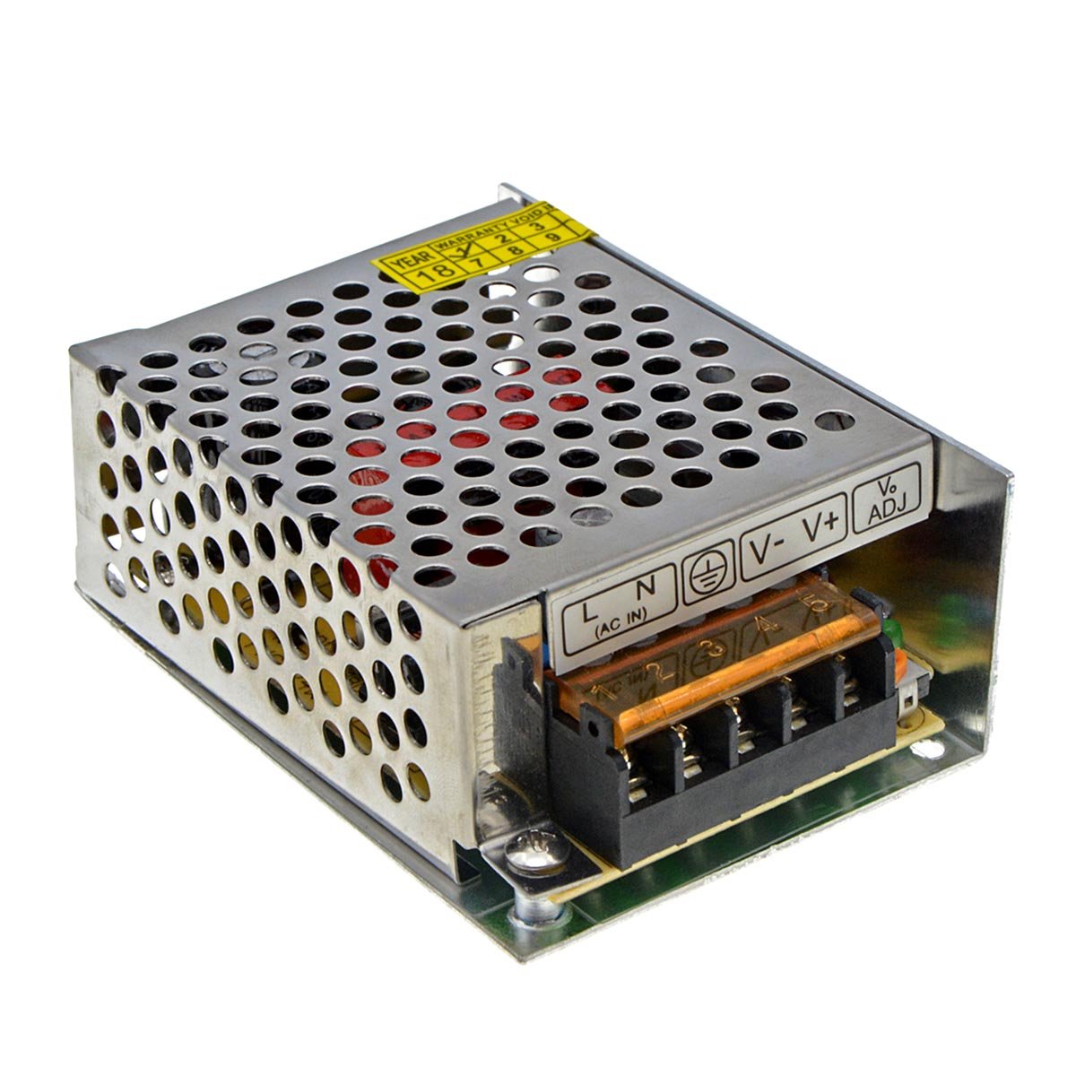 24V 1A 25W AC to DC Power Supply Converter - 110V/220V Input for LED Strip Lights, Computer Projects, CCTV Cameras & Home Electronics - Compact Switching Transformer for DIY & Industrial Use
