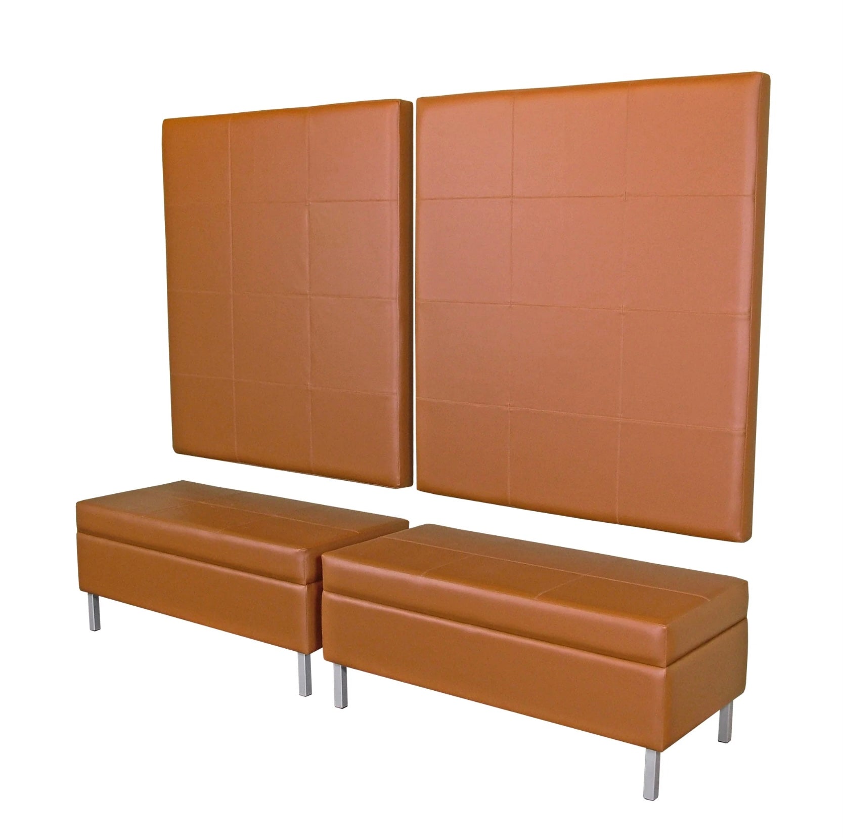 Enova Ergonomic Office Bench - Backless Design for Posture Support - Perfect for Home Office, Workstations & Waiting Areas