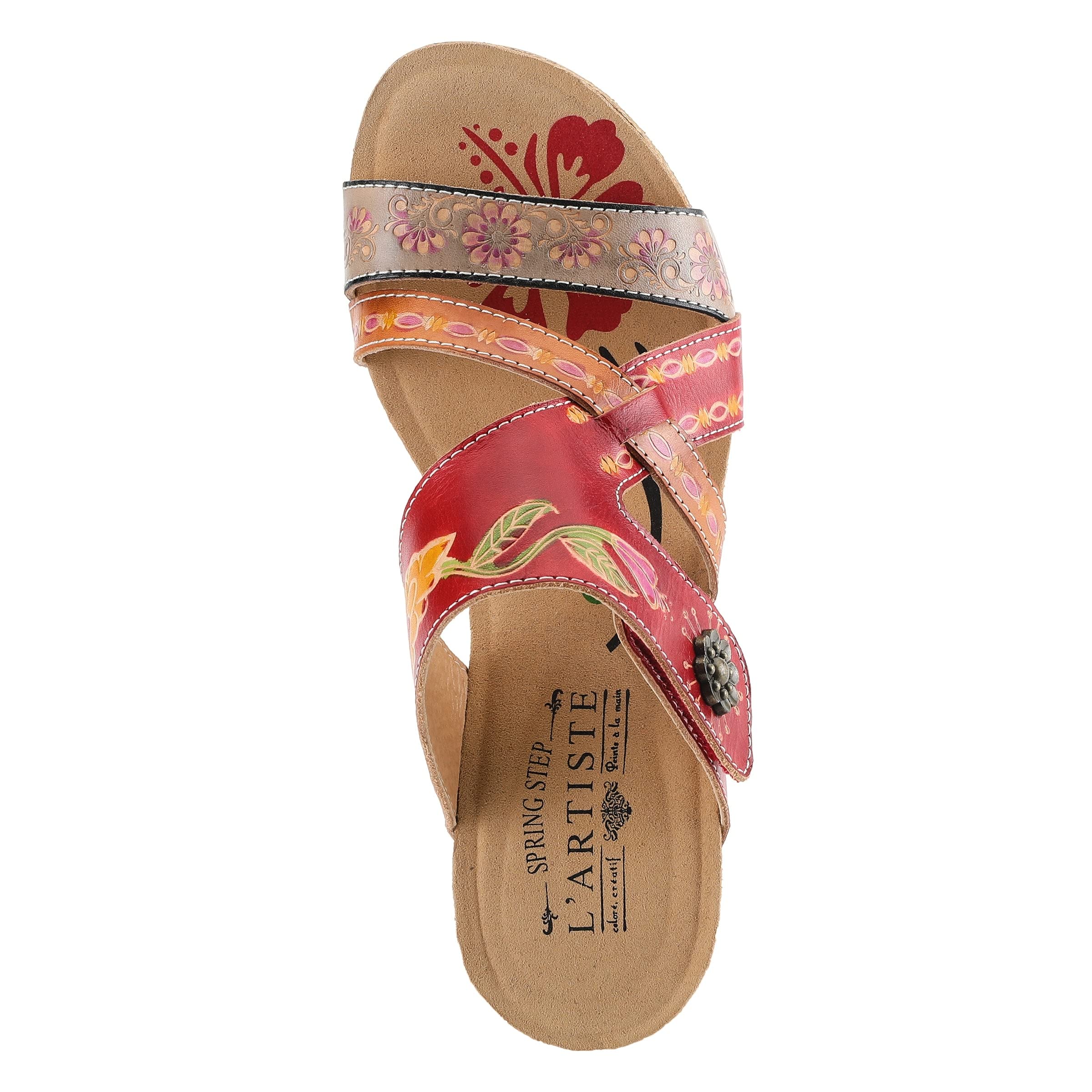 L’Artiste by Spring Step Women's Swan Slippers - Comfortable Ballet Flat Shoes for Women, Soft Leather Loafers with Arch Support - Perfect for Casual Wear, Office, and Home Comfort