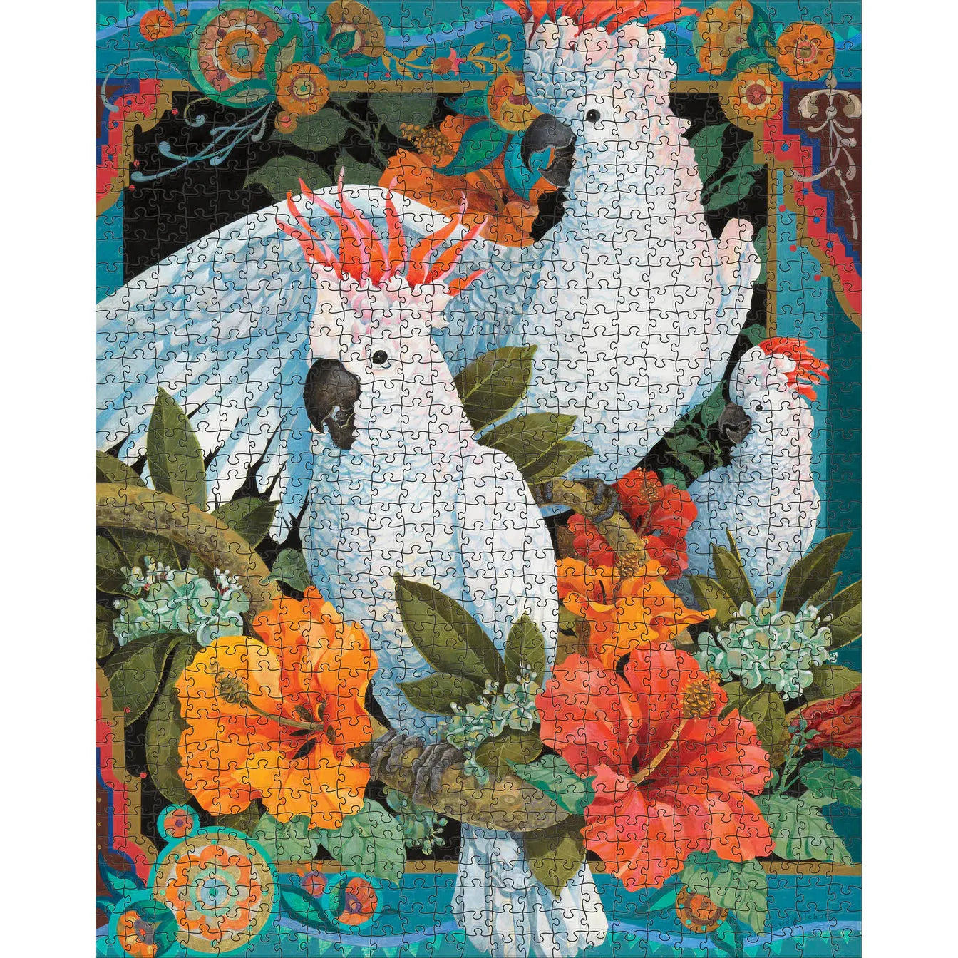 David Galchutt Tropical Trio Pz1000 - Vibrant Floral Art Print for Home & Office Decor | Perfect for Living Room, Bedroom, or Gift Giving