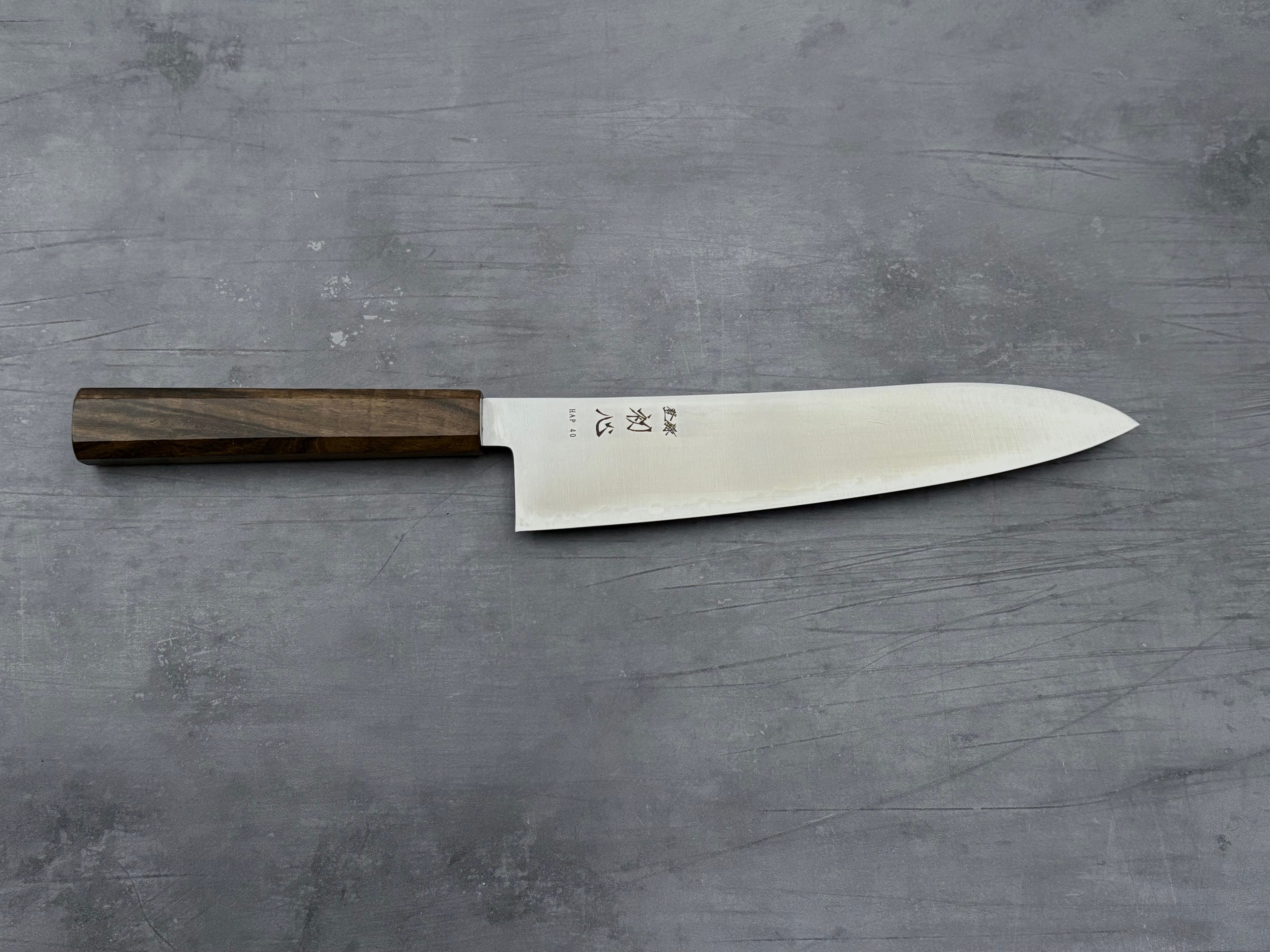 Hatsukokoro Hayabusa HAP40 Gyuto 210mm Japanese Chef Knife - High-Performance Kitchen Knife for Professional Chefs & Home Cooking, Perfect for Slicing, Dicing & Chopping Vegetables, Meat & Fish