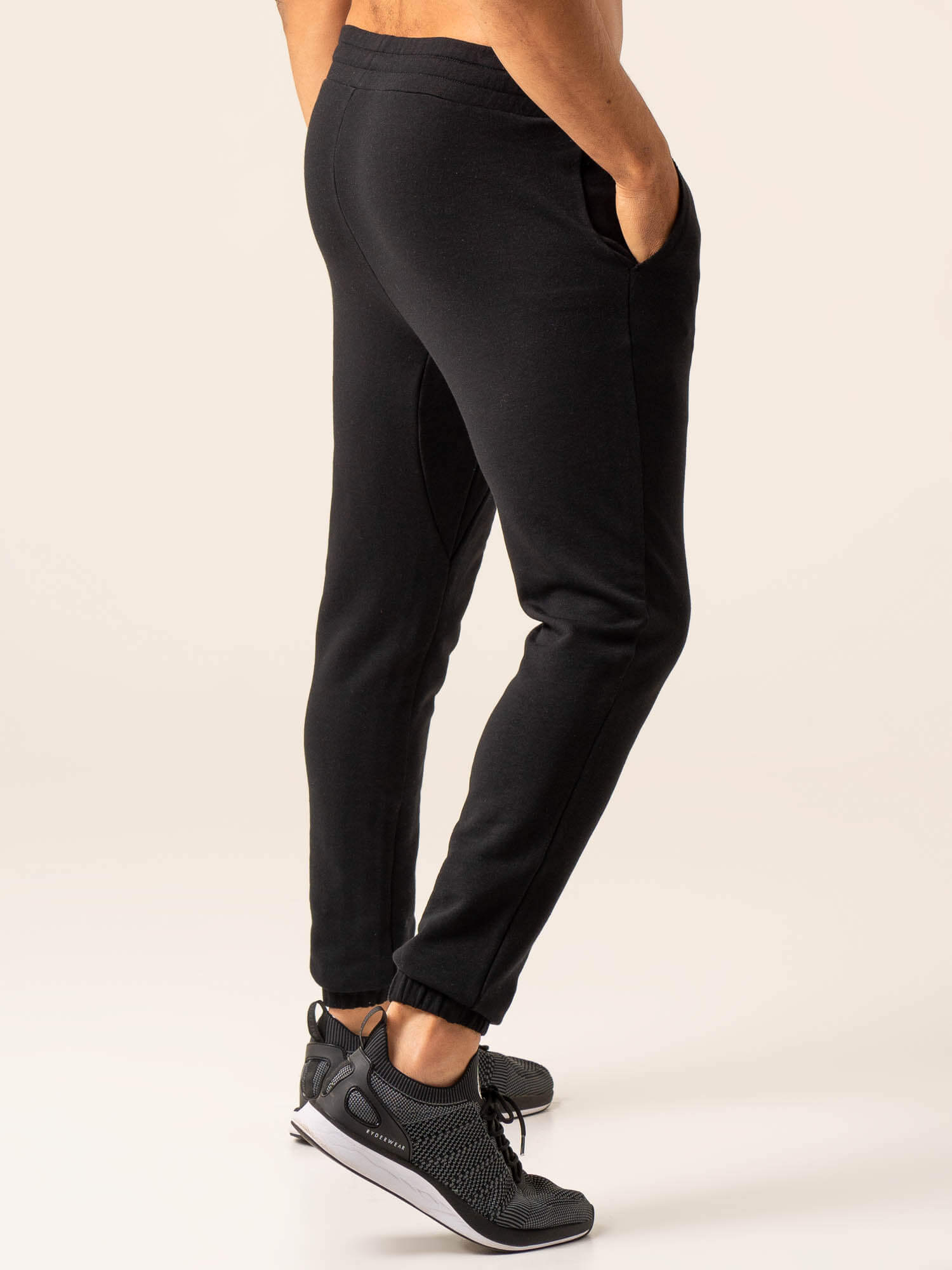 Dynamic Track Pants for Men - Comfortable Running & Workout Joggers - Black Athletic Pants for Gym, Training & Casual Wear