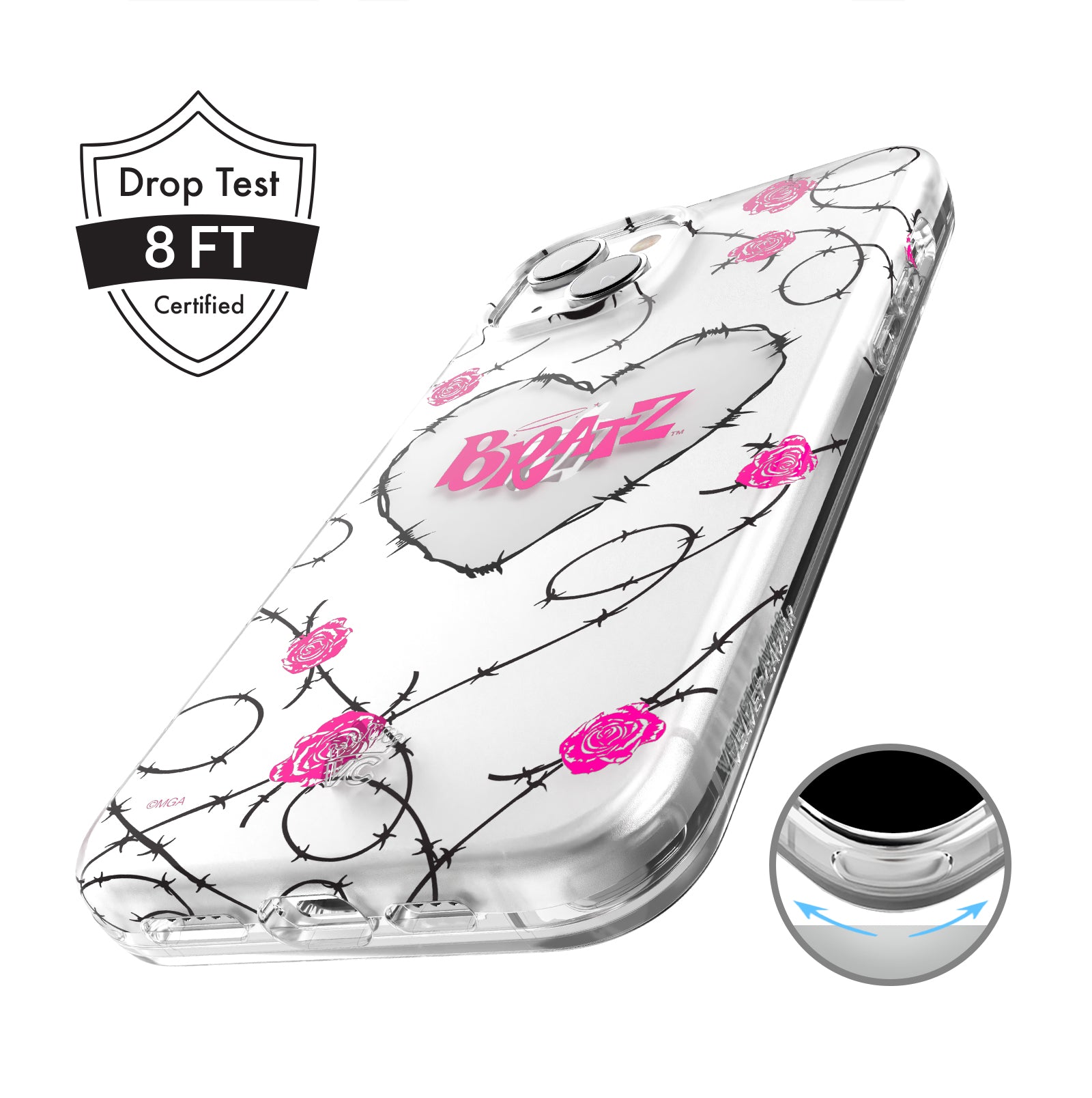 Bratz Barbwire Babe iPhone Case - Stylish Protective Phone Cover for Bratz Fans - Perfect for School, Work, and Everyday Use