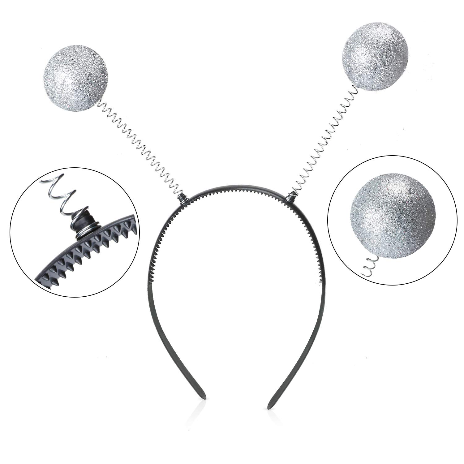 Alien Costume Glasses with Martian Antenna Headband - Fun Party Favors for Adults & Kids (2 Pack) - Perfect for Halloween, Cosplay, and Space-Themed Parties