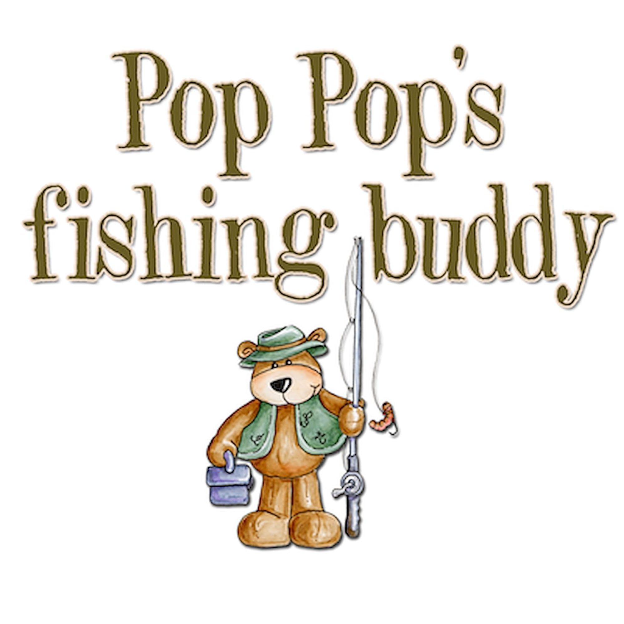 Pop Pop's Fishing Buddy Infant Creeper - Cute Baby Bodysuit & Romper for Newborns - Perfect for Family Fishing Trips & Outdoor Adventures