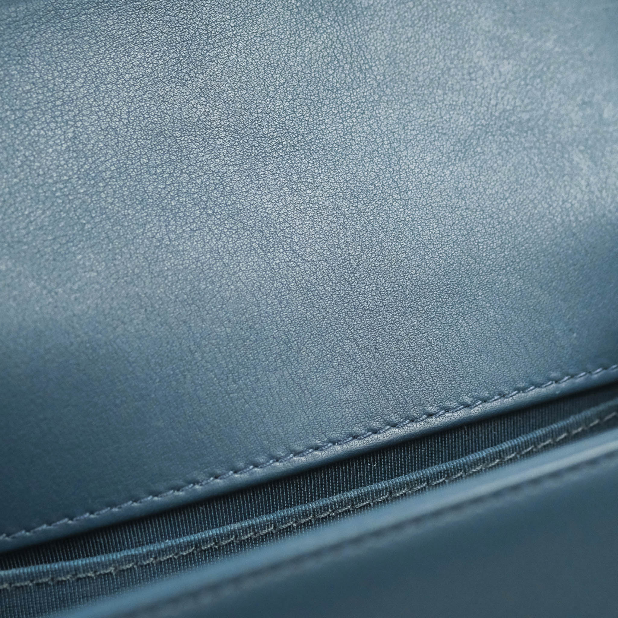 Chanel Boy Small Navy Blue Calfskin Leather Bag with Ruthenium Hardware - Perfect for Evening Events & Luxury Fashion Accessories