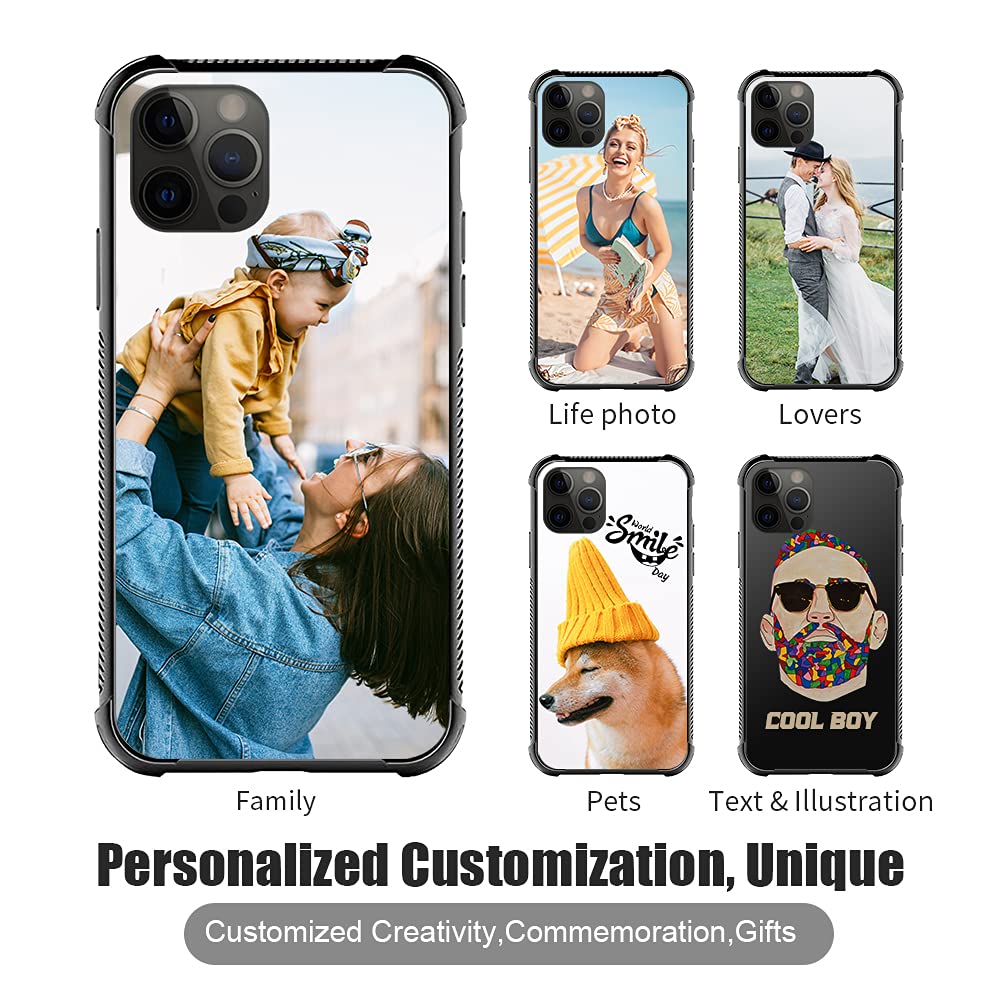 CARLOCA Shockproof iPhone 12 Pro Max Case - Custom Personalized Design, Drop Protection & Durable Cover for iPhone 12 Pro Max - Perfect for Everyday Use, Travel & Outdoor Activities
