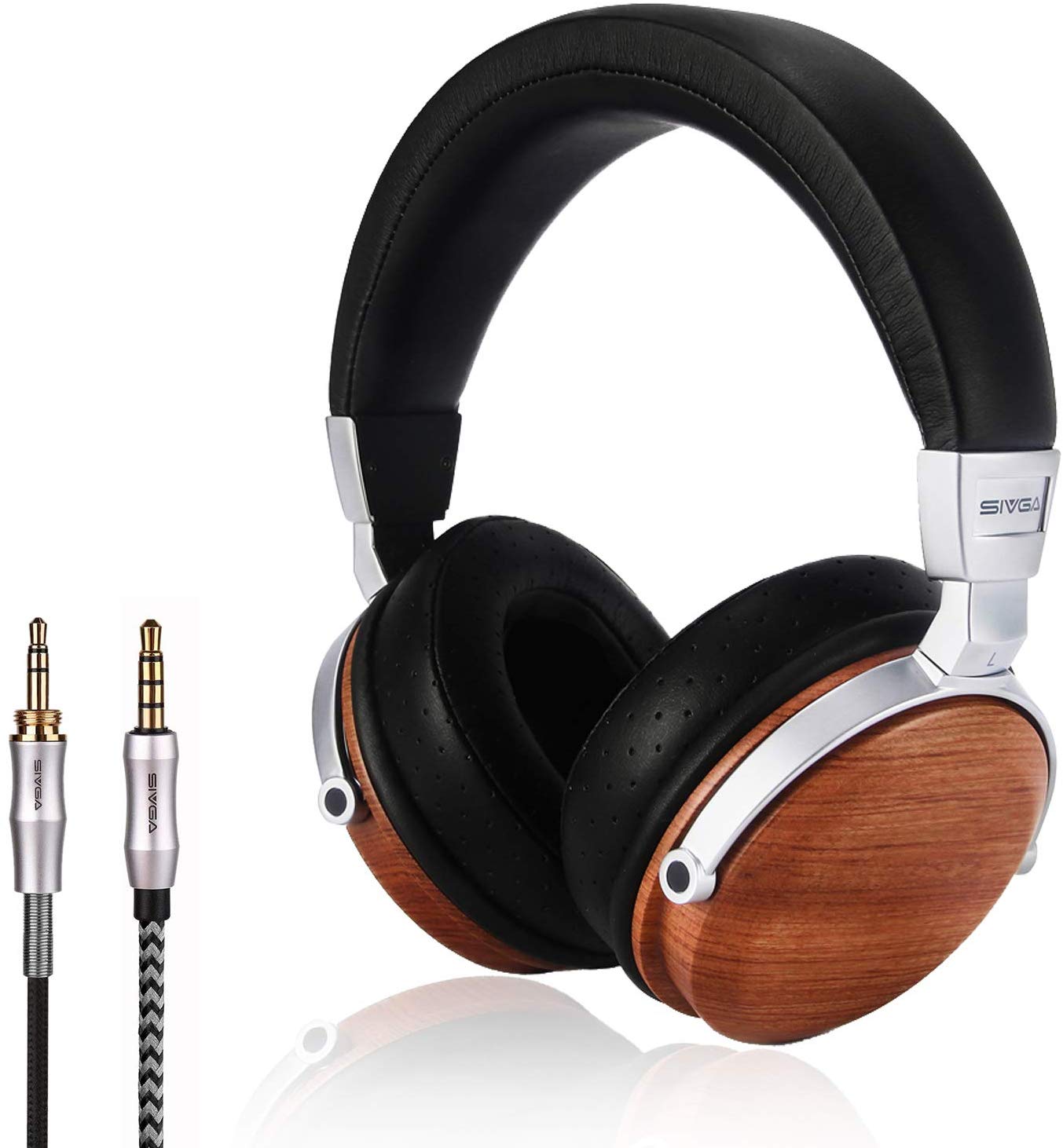 Sivga SV002 Closed Back Headphones with Microphone & Controls - Premium Audio for Gaming, Music & Calls (Open Box)