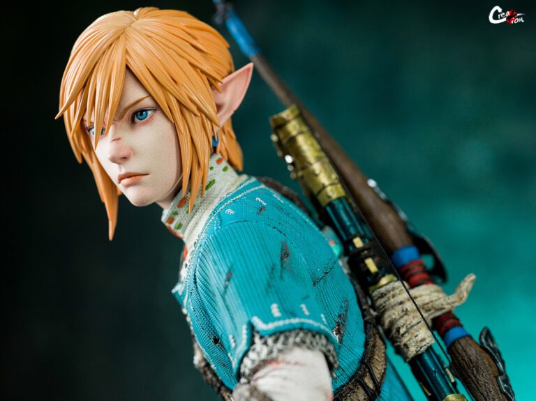 Creation Studio Link The Legend of Zelda Link Action Figure - Collectible Video Game Character Statue for Nintendo Fans | Perfect for Display, Gaming Room Decor, and Gift for Zelda Lovers
