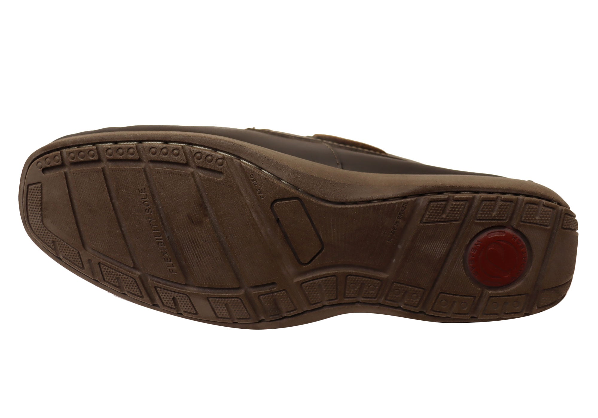 **Men's Comfortable Casual Leather Boat Shoes - Pegada Lapel - Handmade in Brazil - Perfect for Sailing, Walking & Outdoor Adventures**