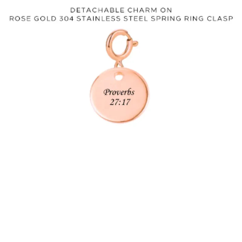 Personalized Engraved Charms with Detachable Clasp - Custom Name Jewelry for Necklaces & Bracelets - Perfect for Gifts, Anniversaries and Special Occasions
