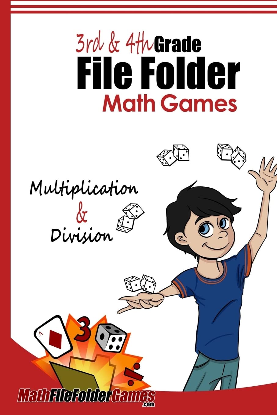 3rd & 4th Grade Math Games - Fun Multiplication & Division File Folder Games for Kids - Perfect for Classroom Learning & Homeschool Activities