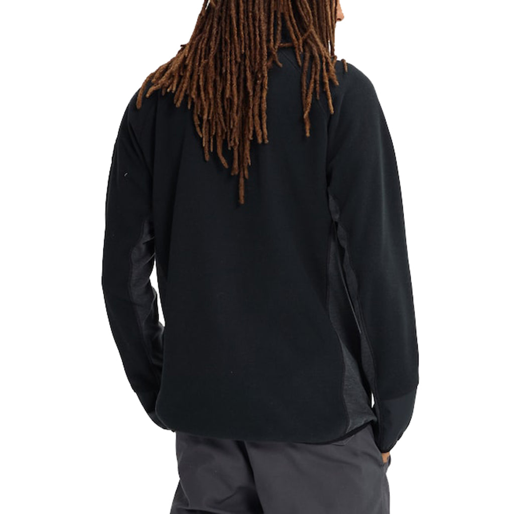Burton 18/19 Minturn Full Zip Jacket - True Black Heather - Waterproof Snowboard Jacket for Men & Women - Perfect for Skiing, Snowboarding & Winter Outdoor Activities