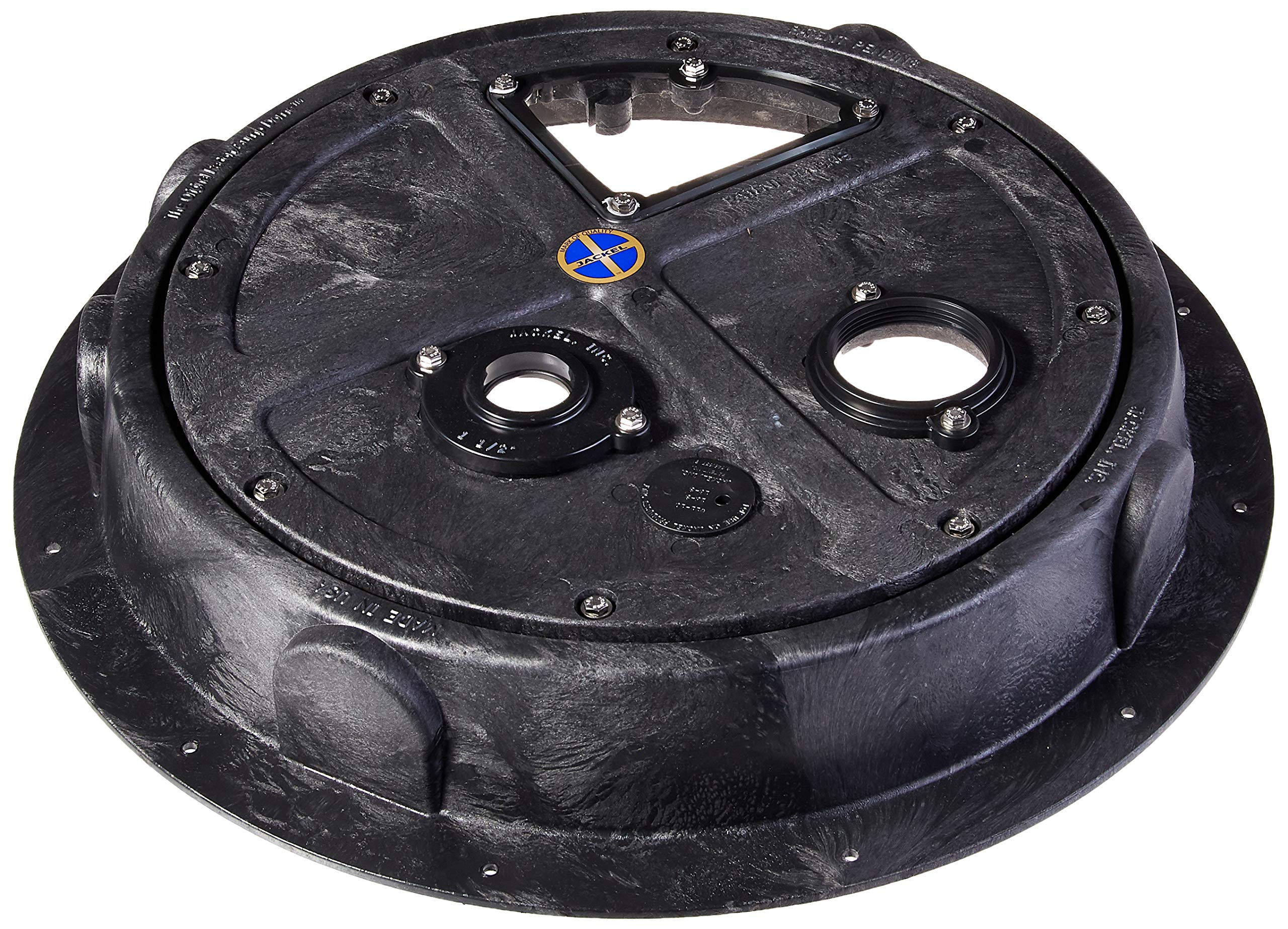 Jackel Black Submersible Sump Pump Cover (Model SMR16101-CV) - Durable Waterproof Protection for Basement, Crawl Space & Utility Areas
