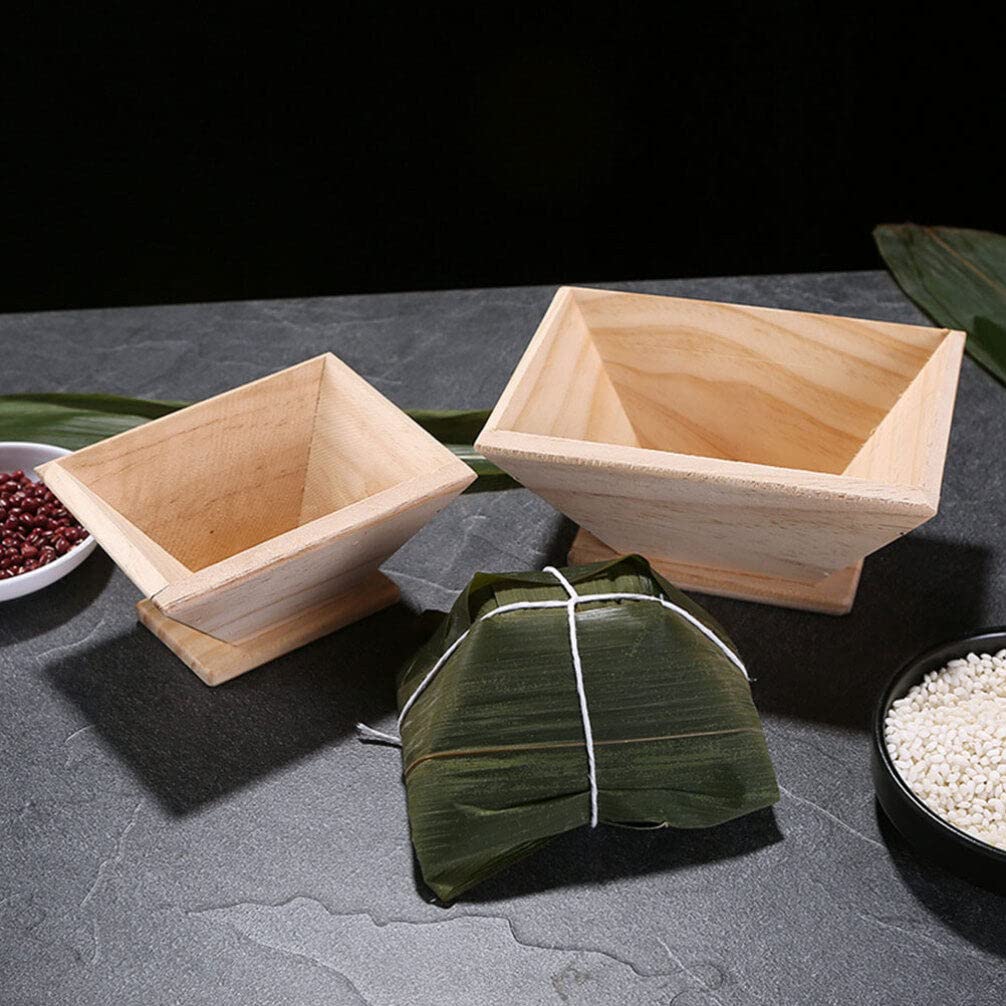 Premium Hemoton Gummy Molds - Square Onigiri & Rice Pudding Baking Molds for DIY Cooking | Traditional Zongzi Maker for Dragon Boat Festival | Wooden Musubi Mold for Rice Dumplings & Asian Desserts | Perfect for Home Baking, Party Snacks & Cultural Celebrations