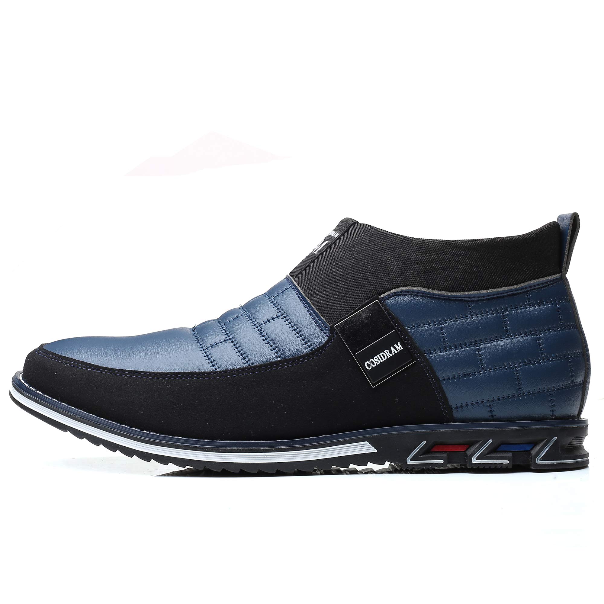 COSIDRAM Men's High-Top Casual Loafers - Comfortable Walking Sneakers & Boots for Men - Perfect for Daily Wear, Work, and Outdoor Activities