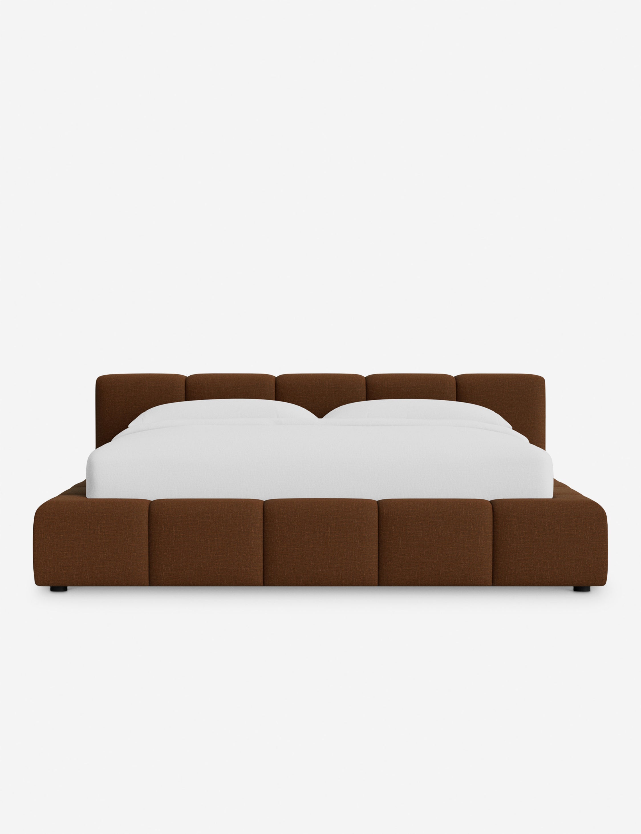 Cambry Platform Bed Frame - Modern Minimalist Wooden Bed with Sturdy Slat Support - Perfect for Bedroom, Guest Room, and Studio Apartments