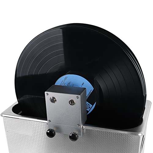 ACMESONIC Vinyl Record Cleaner - Ultrasonic Spinner for 6L Ultrasonic Cleaner (Not Included) | Low Speed Deep Cleaning System | Perfect for Vinyl Record Collectors & Audiophiles