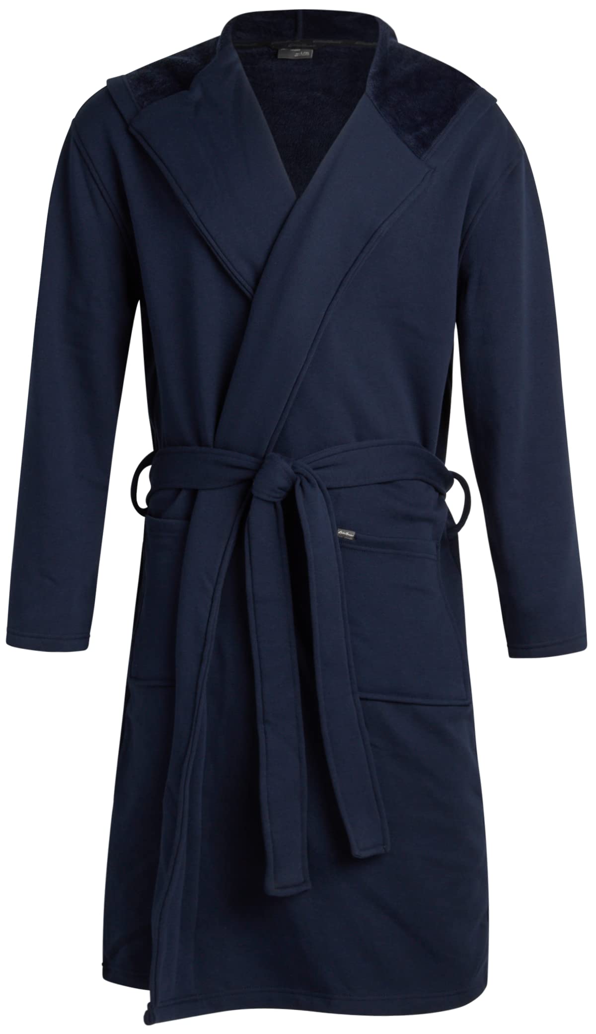 Eddie Bauer Men's Hooded Fleece Robe with Pockets - Soft & Warm Luxury Bathrobe for Men | Perfect for Spa, Lounging & Post-Shower Comfort