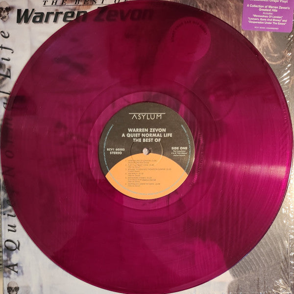 Warren Zevon - A Quiet Normal Life: The Best Of Warren Zevon (Limited Edition Vinyl LP, Compilation, Reissue, Mint Condition) | Perfect for Music Collectors & Classic Rock Fans