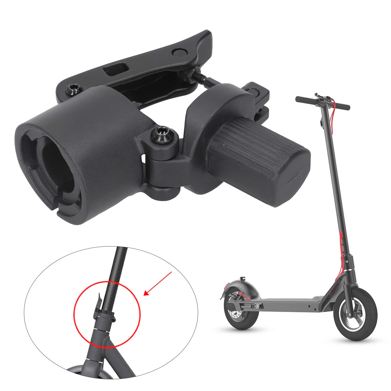 Foldable Scooter Hook Replacement for Segway Ninebot MAX G30 - Durable Folding Pole Base & Headset Spare Parts - Perfect for Commuting, Urban Travel & Last-Mile Transportation