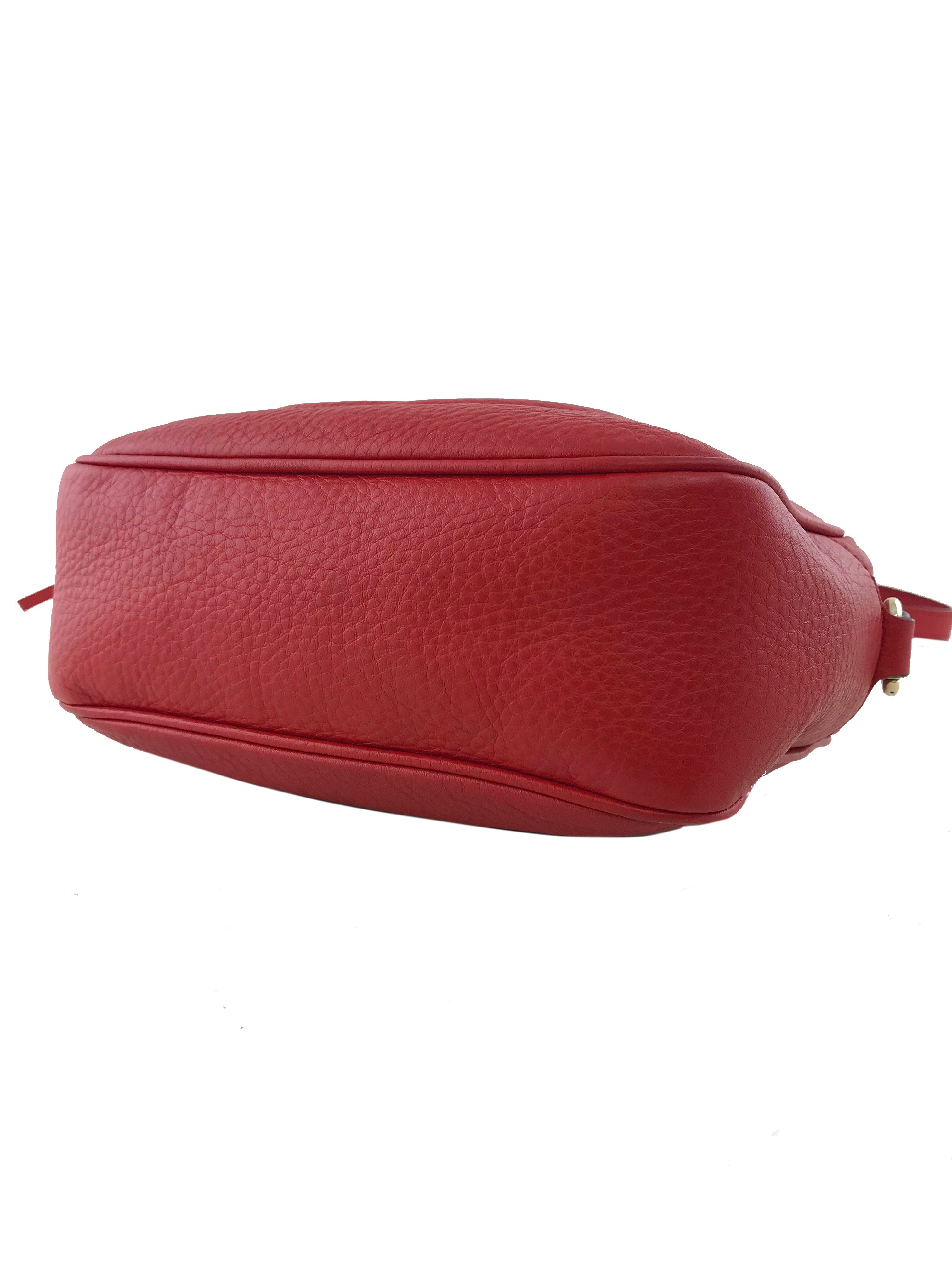 Authentic Gucci Soho Disco Leather Crossbody Bag for Women - Luxury Designer Handbag Perfect for Work, Travel & Night Out