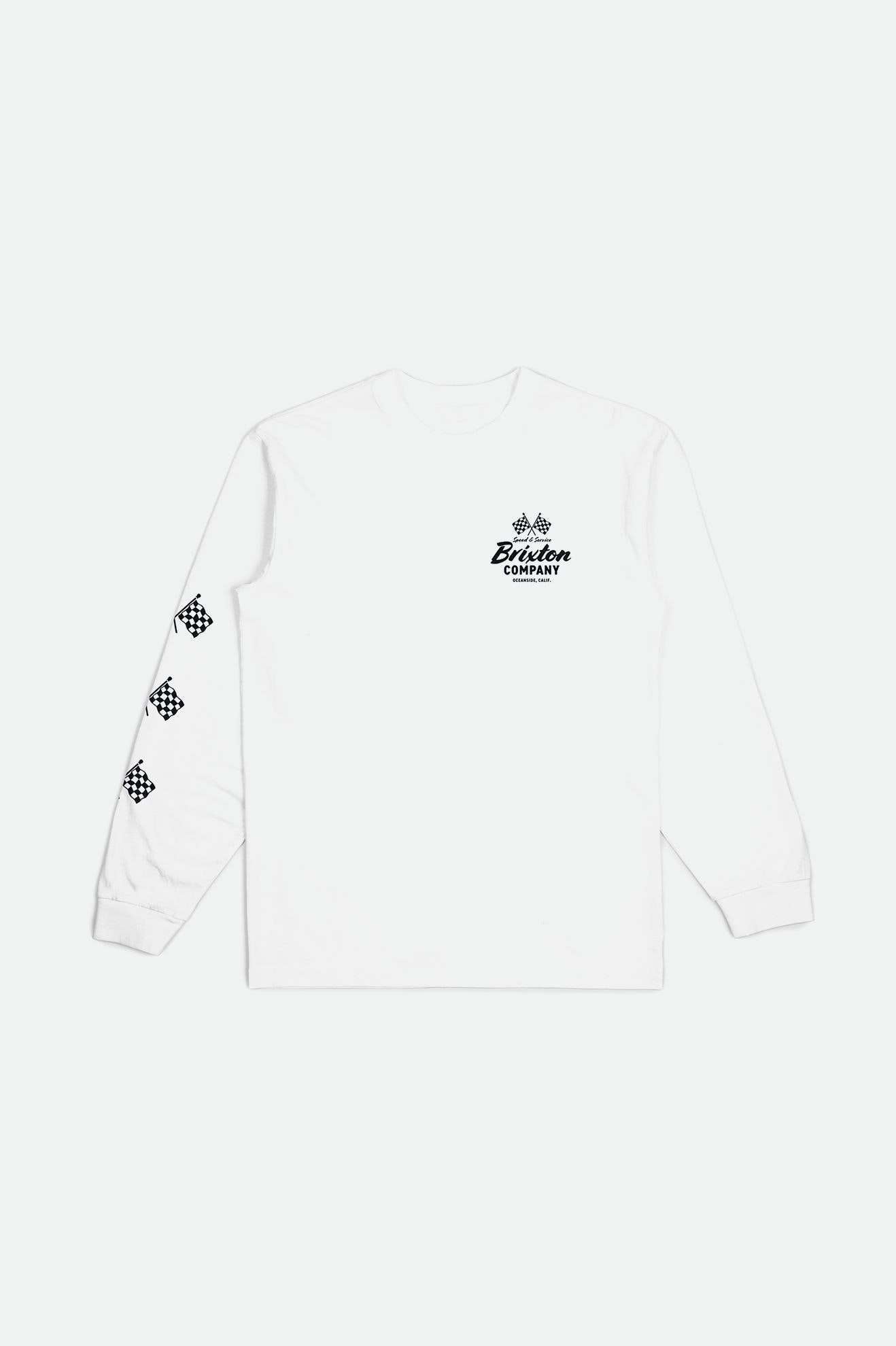Wayburn Long Sleeve Standard T-Shirt for Men & Women - Comfortable Cotton Crewneck Tee - Casual Wear, Layering, Everyday Outfits - White