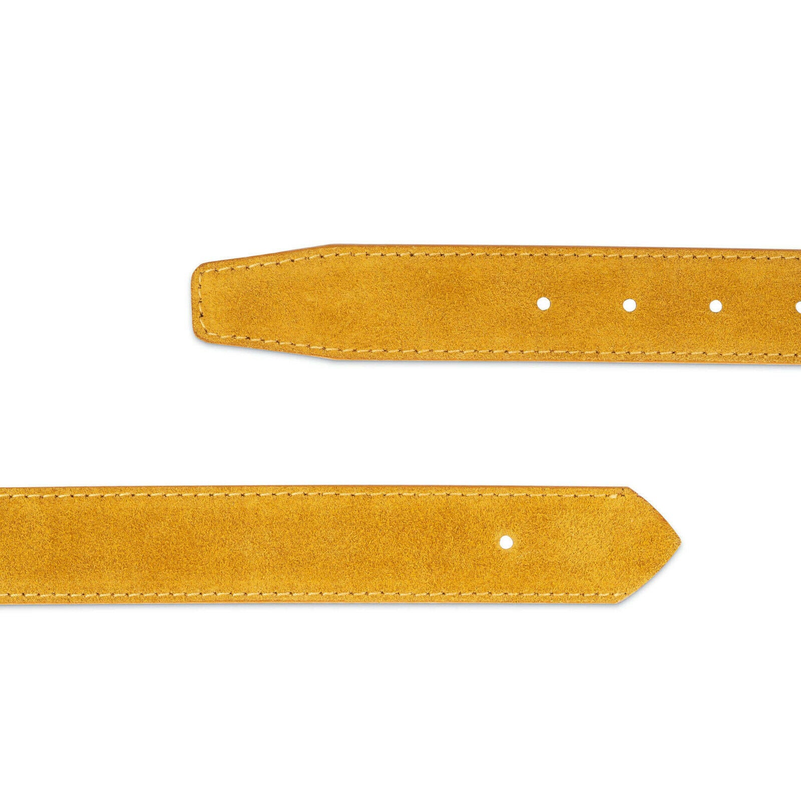 Genuine Brown Leather Replacement Belt Strap for Ferragamo Buckles - 35mm Width, Camel Suede Finish - Perfect for Dress Pants, Business Attire & Formal Occasions