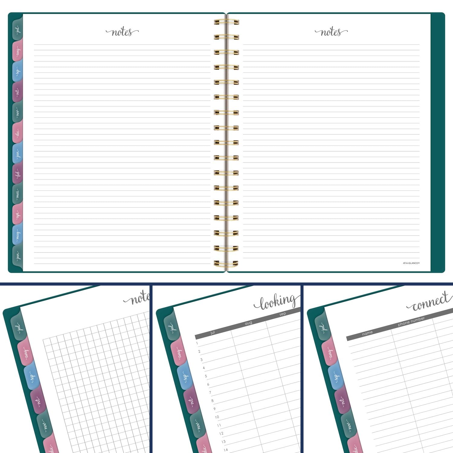 AT-A-GLANCE 2024-2025 Academic Planner - Weekly & Monthly Calendar, 7
