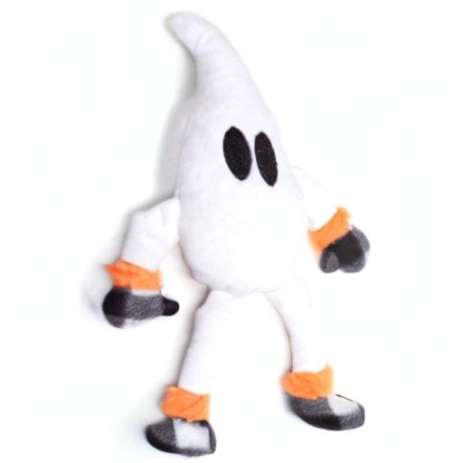 Premium Ghost-Shaped Plush Dog Toy for Small & Large Dogs - Soft & Durable Chew Toy for Playtime, Training, and Cuddling - Perfect for Halloween, Gifts, and Indoor/Outdoor Fun