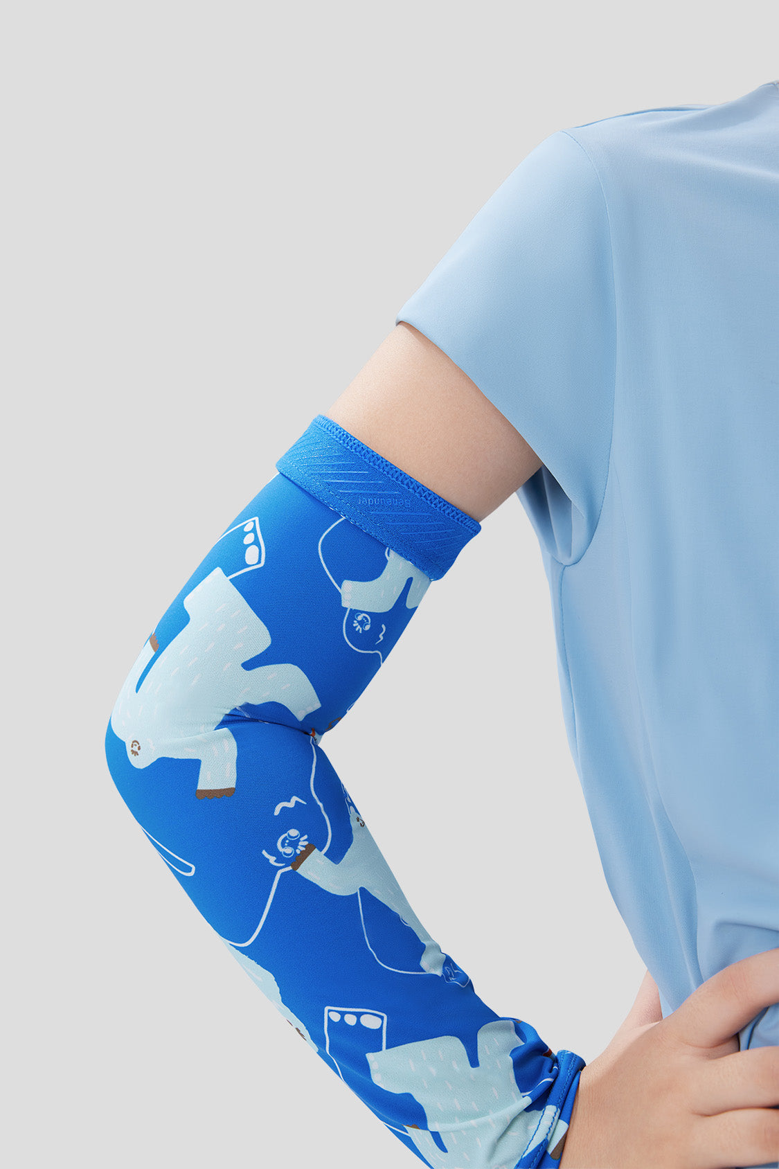 UPF50+ Kids Sun Protection Arm Sleeves - Cute & Breathable UV Sunblock Sleeves for Outdoor Play, Sports, and Beach Activities
