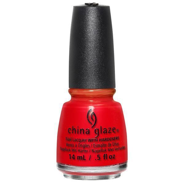 China Glaze Hot Flash #83541 Nail Polish - 0.5 oz / 14.7 ml - Long Lasting, High Shine Finish - Perfect for Salon, Home Manicures & Special Occasions