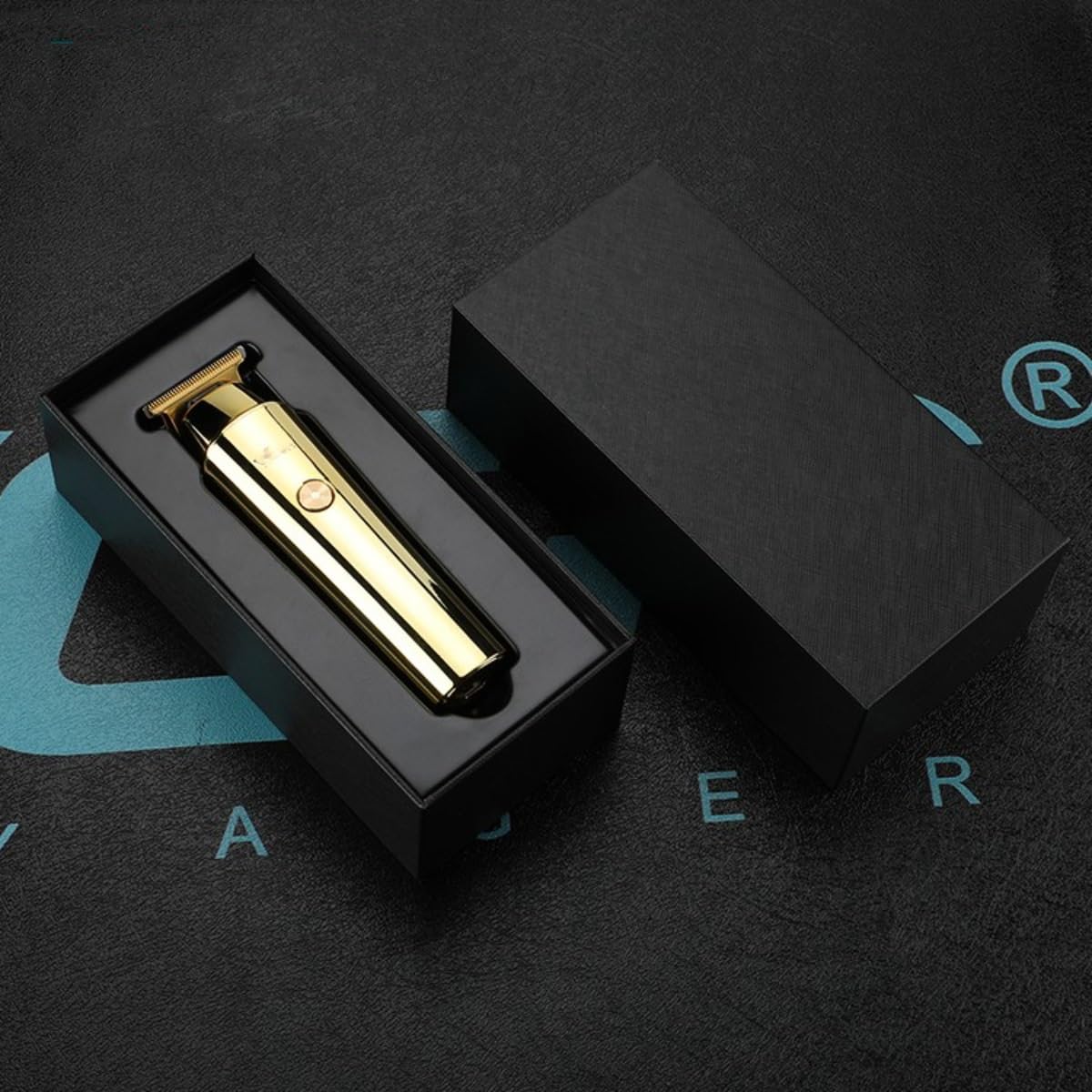Professional Hair Clippers for Men - Rechargeable Gold Hair Trimmer with 8-Hour Runtime, Electric Beard & Hair Cutting Machine for Home Grooming & Barber Use