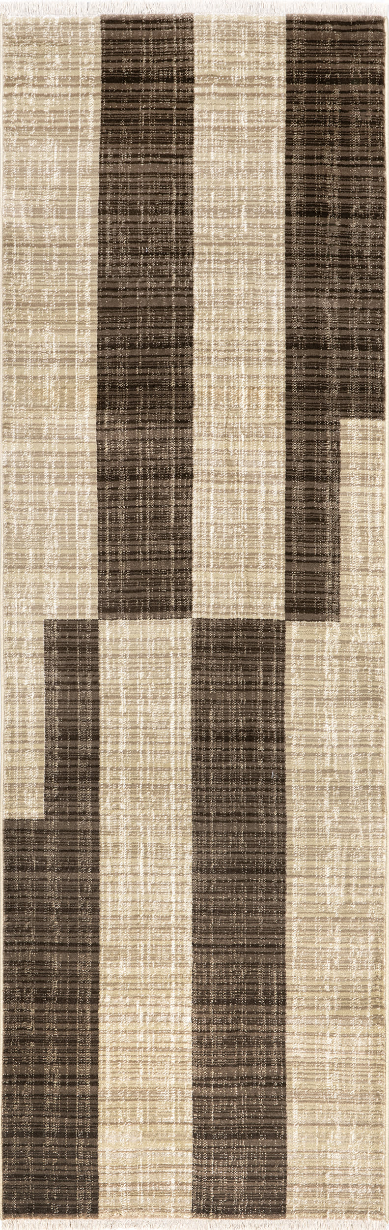 Premium Cedarwood Fringed Area Rug - Natural Brown Bohemian Style Handwoven Rug for Living Room, Bedroom & Home Decor