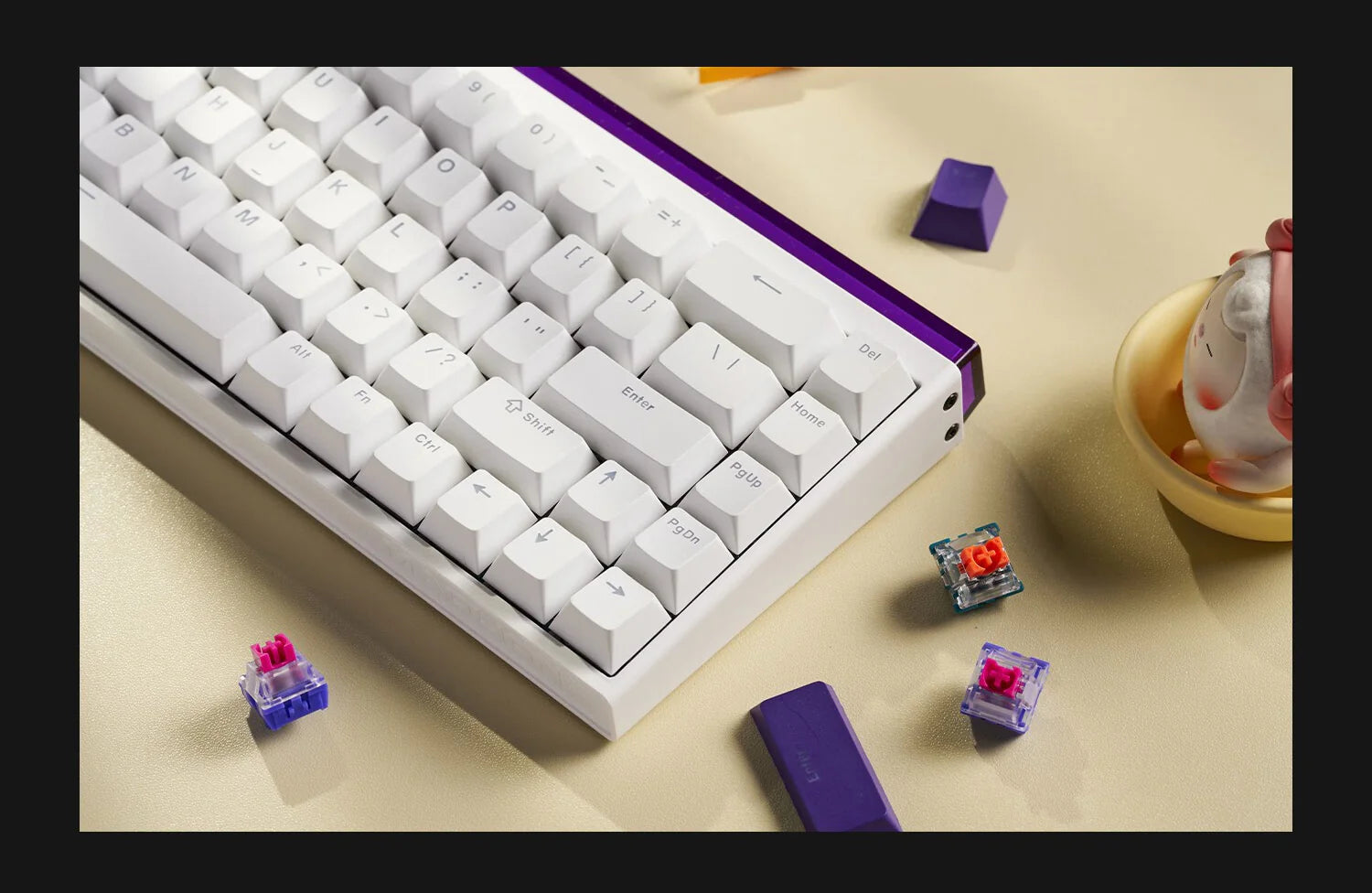 MADLIONS NANO68 PRO Hall Effect Rapid Trigger Gaming Keyboard - 68-Key Compact Mechanical Keyboard with Hot-Swappable Switches for PC, Mac, PS5 - Perfect for FPS, MOBA Gaming & Typing