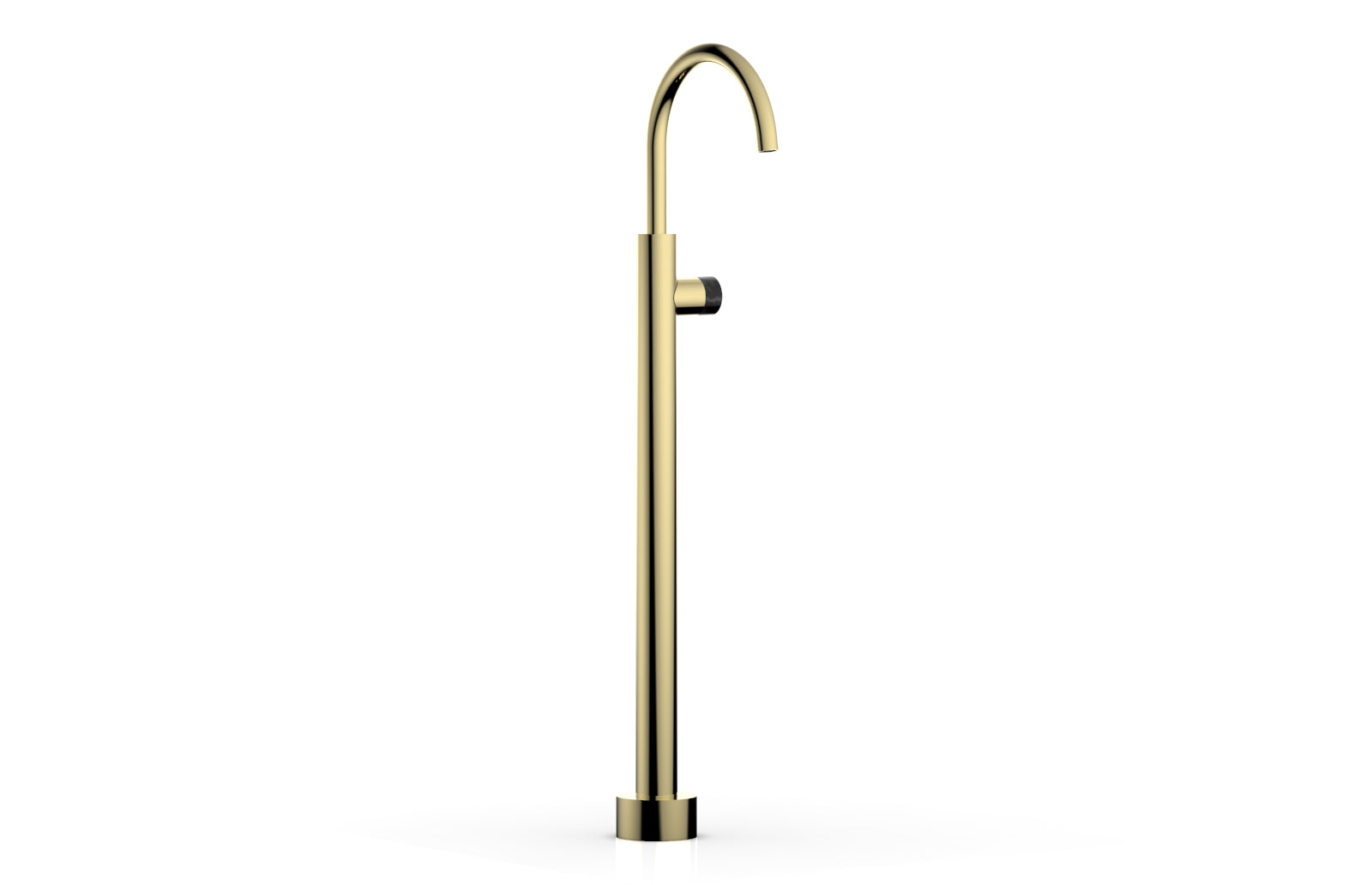 Premium BASIC II Tall Floor Mount Tub Filler with Elegant Marble Handle - Model 230 47 02 - Perfect for Modern Bathrooms & Luxury Spa Retreats