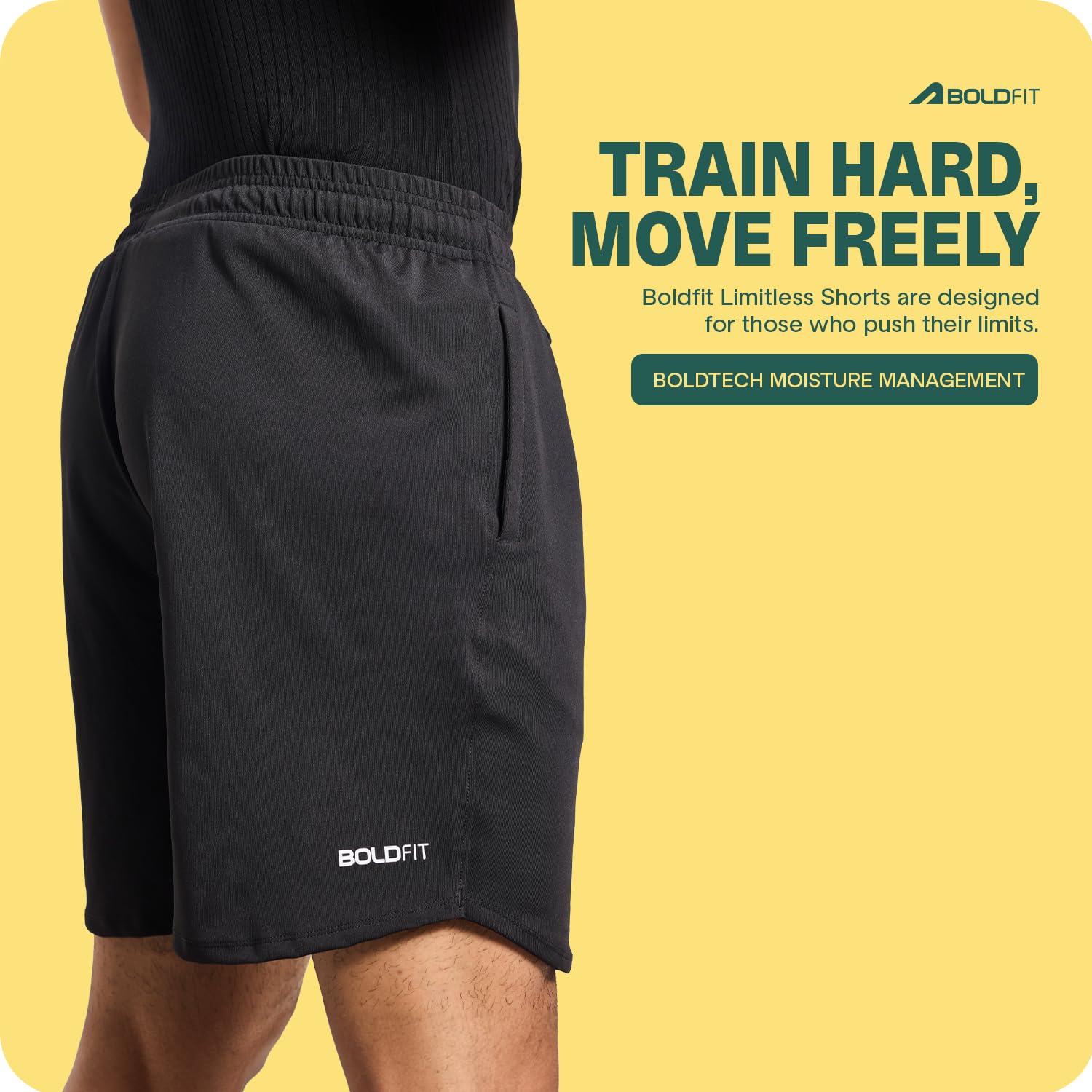 Boldfit Men's Gym Shorts - Quick Dry Workout Shorts for Men & Boys, Lightweight Training Shorts for Home, Gym & Sports | Perfect for Running, Basketball & Casual Wear